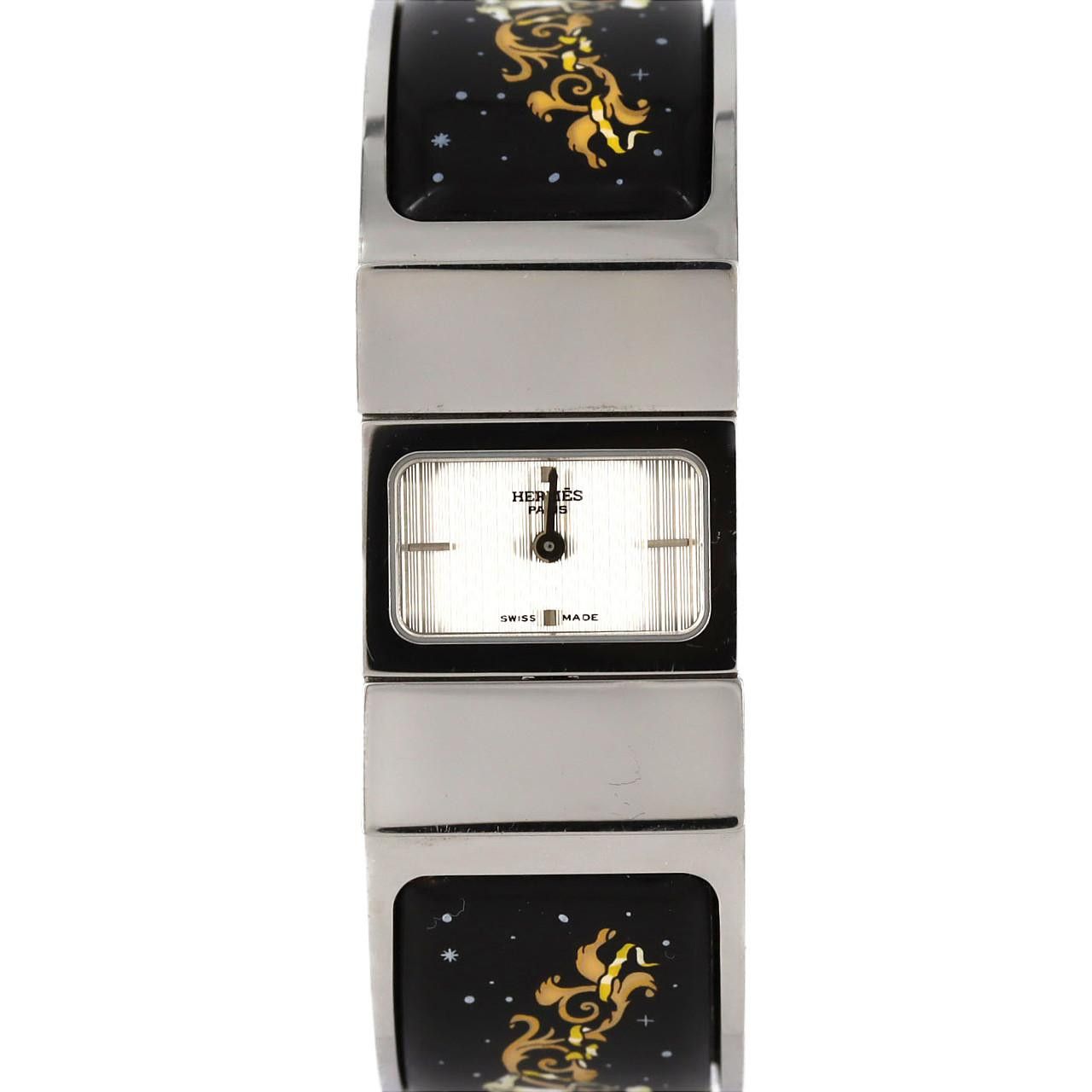 Hermes Hermes Hermes Heure H Steel Quartz Metal Quartz LO1.210 DUTY FREE for USA Size ONE SIZE - 1 Thumbnail