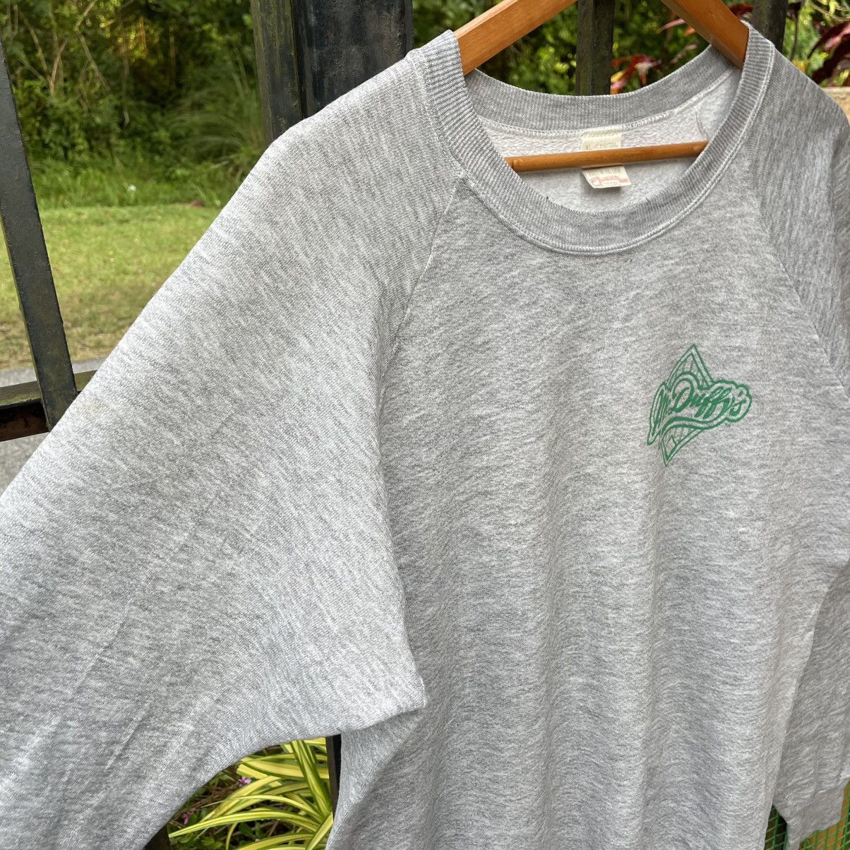 Fruit Of The Loom 🔥Vintage 90s Mc Duffy’s Big Logo Spellout Sweatshirts Size US M / EU 48-50 / 2 - 7 Thumbnail