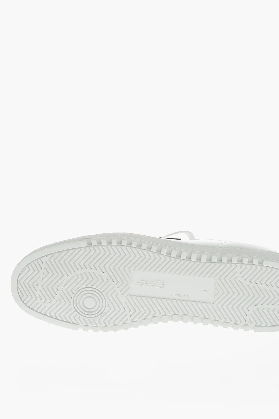 Off-White og1mm0426 Low Two-Tone Leather Sneakers in Black & White Size US 13 / EU 46 - 5 Thumbnail