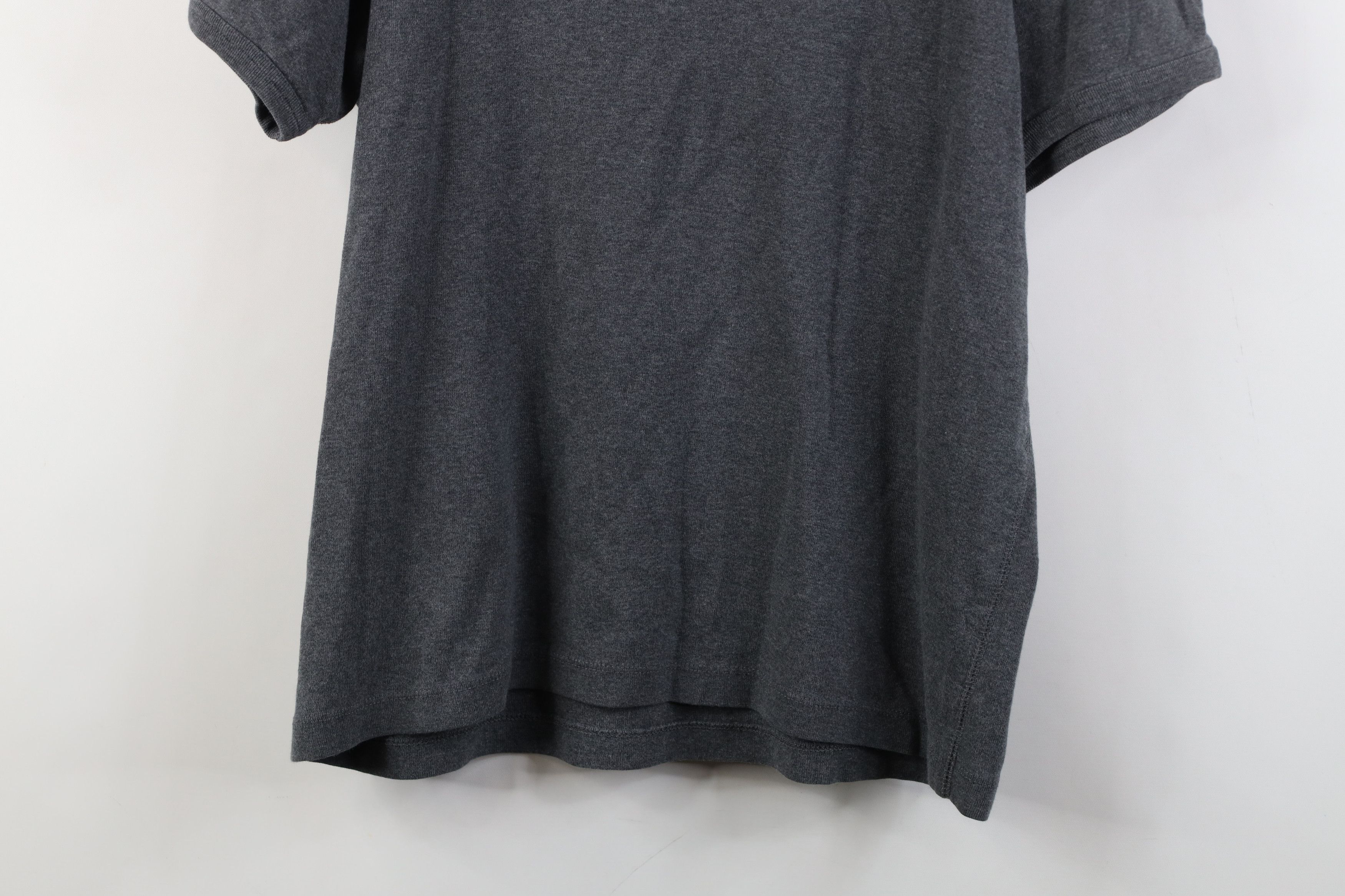 Gap Vintage 90s Y2K Gap Blank Babydoll Ribbed Knit T-Shirt Gray Size US L / EU 52-54 / 3 - 11 Thumbnail