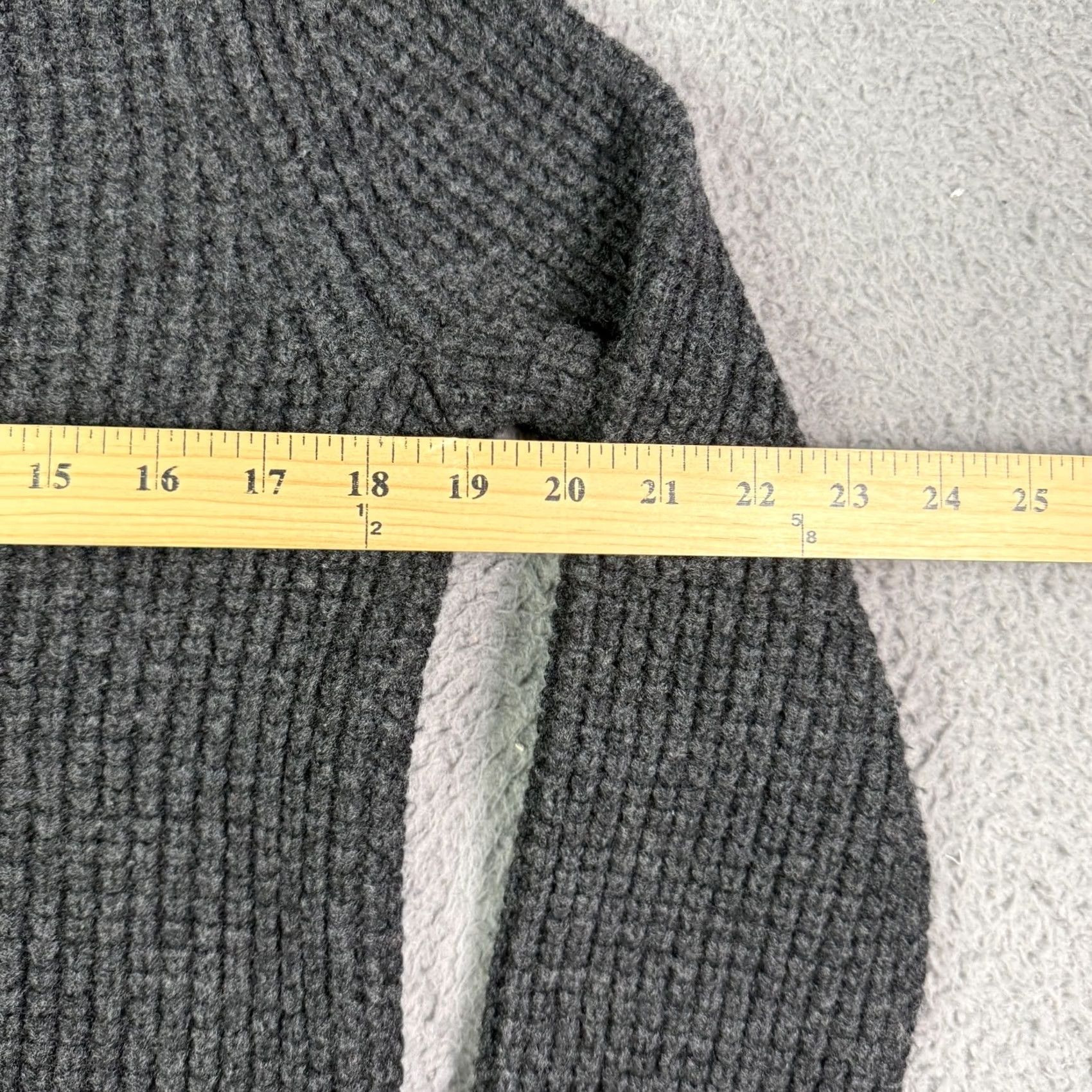 Buck Mason Buck Mason Mens Small Gray Herdsman Crew Sweater Merino Wool Cashmere Blend Size US S / EU 44-46 / 1 - 6 Thumbnail