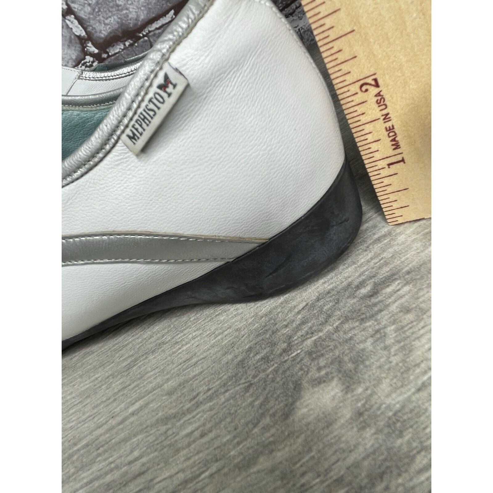 Mephisto Mephisto Cool Air White Leather Strap Driving Loafers Shoes Size US 10 / IT 40 - 17 Thumbnail