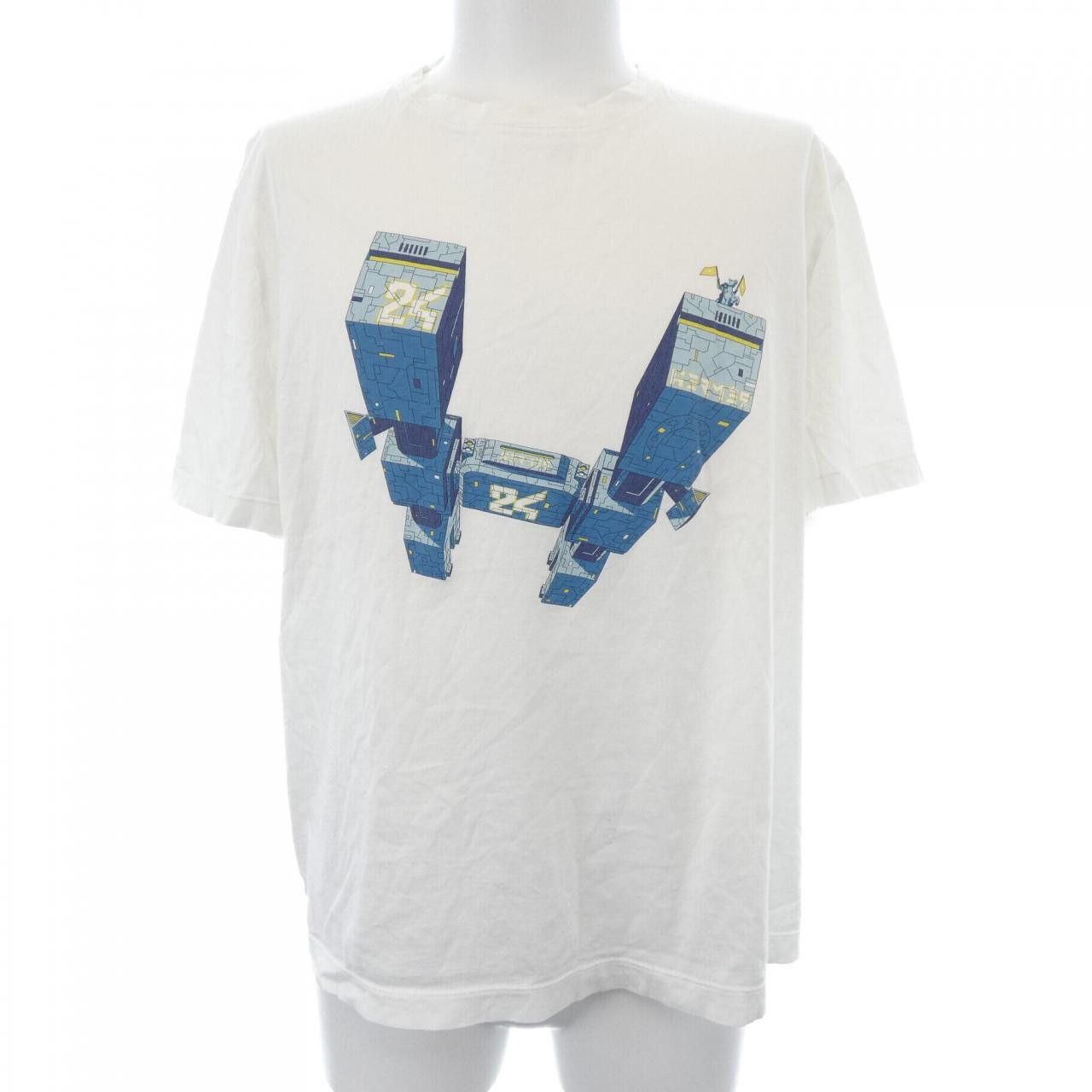 Hermes Hermes Hermes Cotton T Shirt Textile T-Shirts DUTY FREE for USA Size ONE SIZE - 1 Thumbnail
