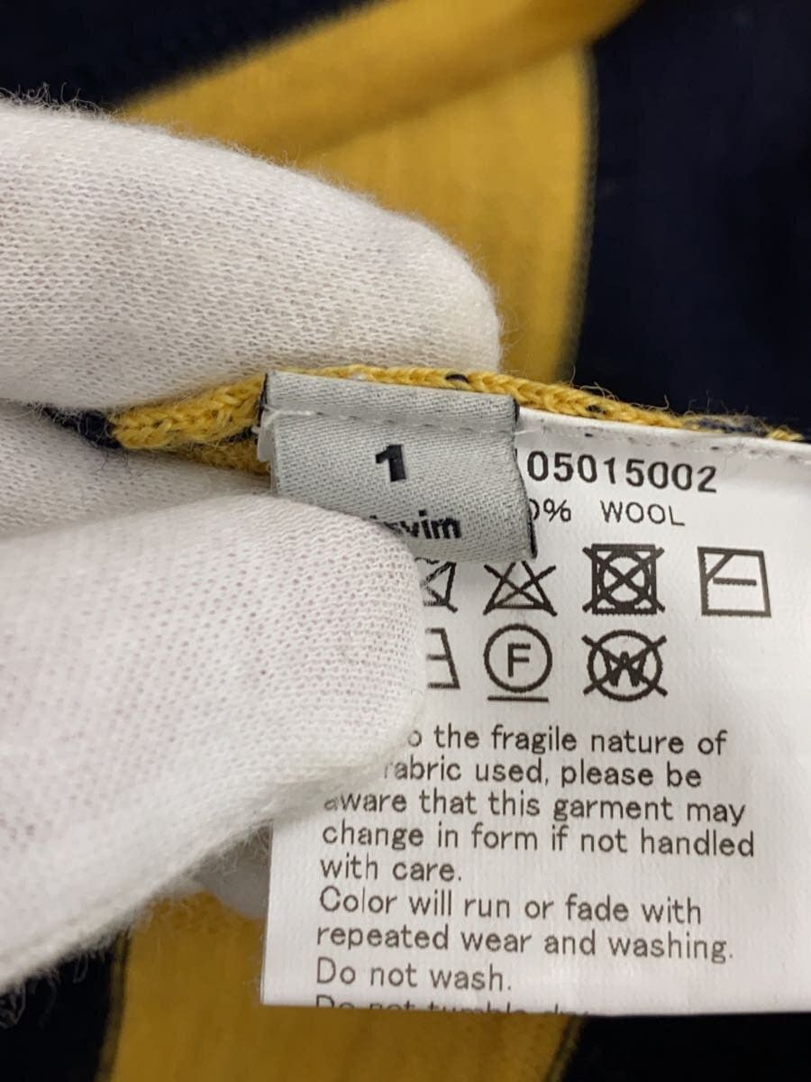 Visvim Yellow Wool Striped Knit Sweater (thin) Size US S / EU 44-46 / 1 - 3 Thumbnail