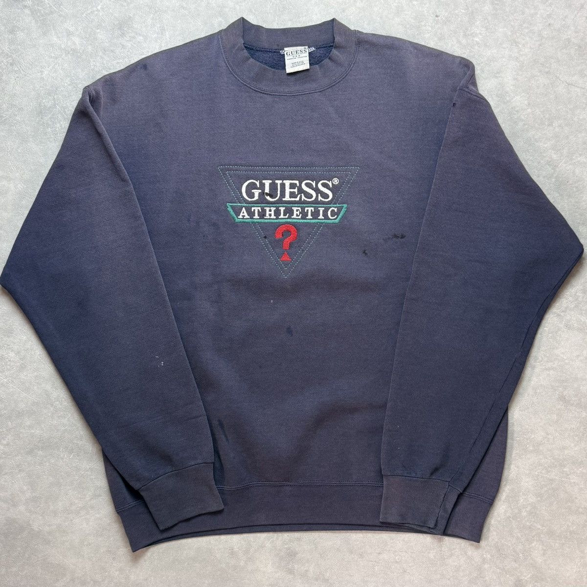 Guess Vintage 90s Guess Athletic Crewneck Size US L / EU 52-54 / 3 - 3 Thumbnail