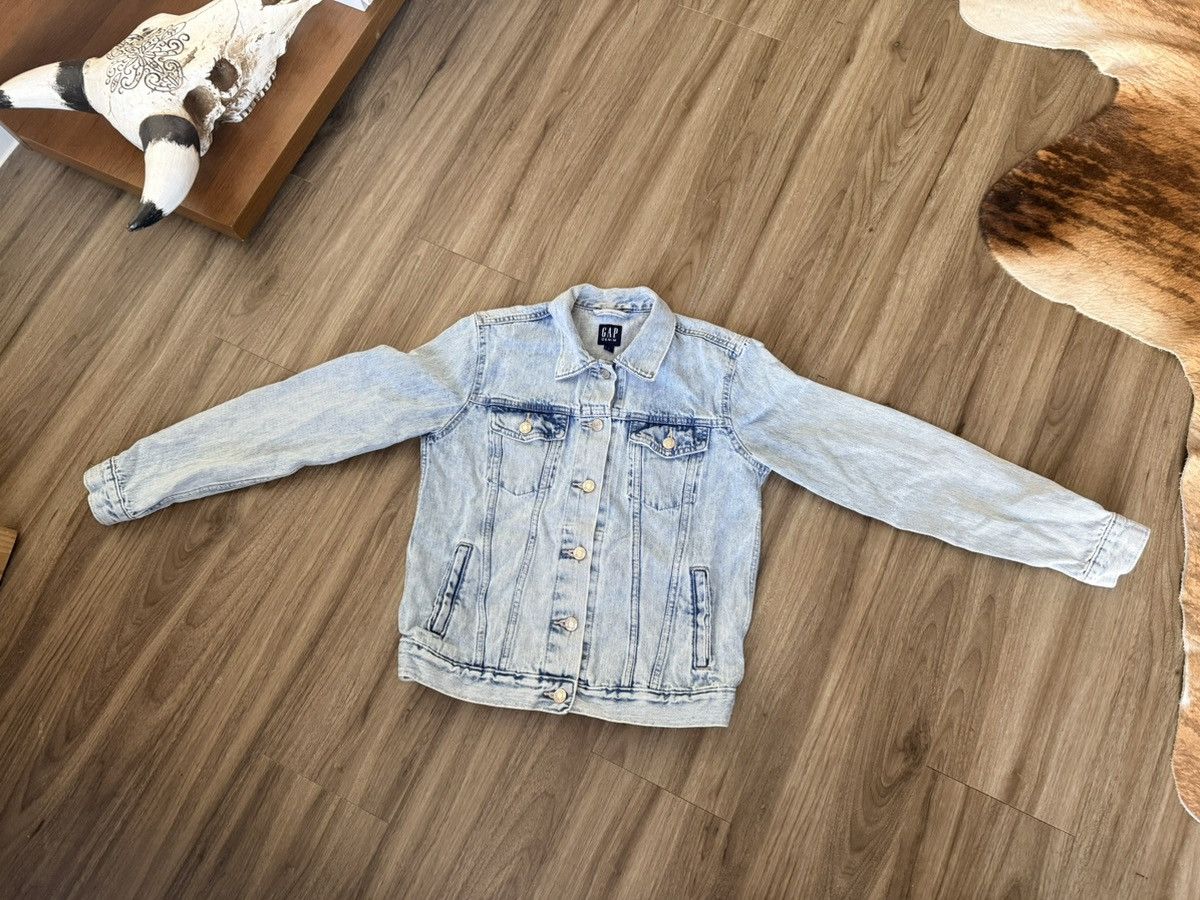 Gap Vintage Gap Denim Light Wash Jean Jacket Size Small Size S / US 4 / IT 40 - 1 Thumbnail