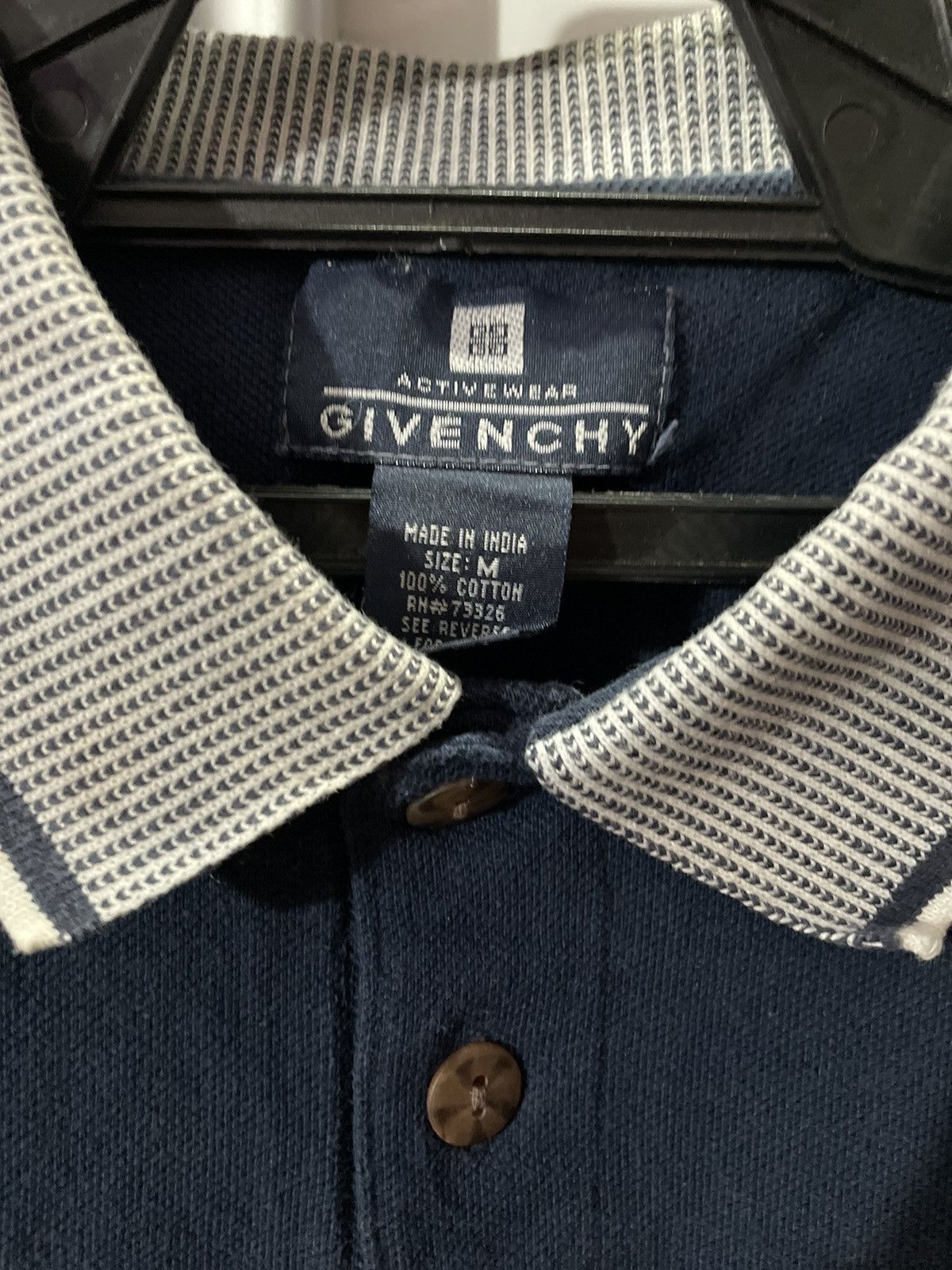 Vintage Vintage Givenchy Active Wear 90s polo ringer classic button Size US L / EU 52-54 / 3 - 6 Thumbnail