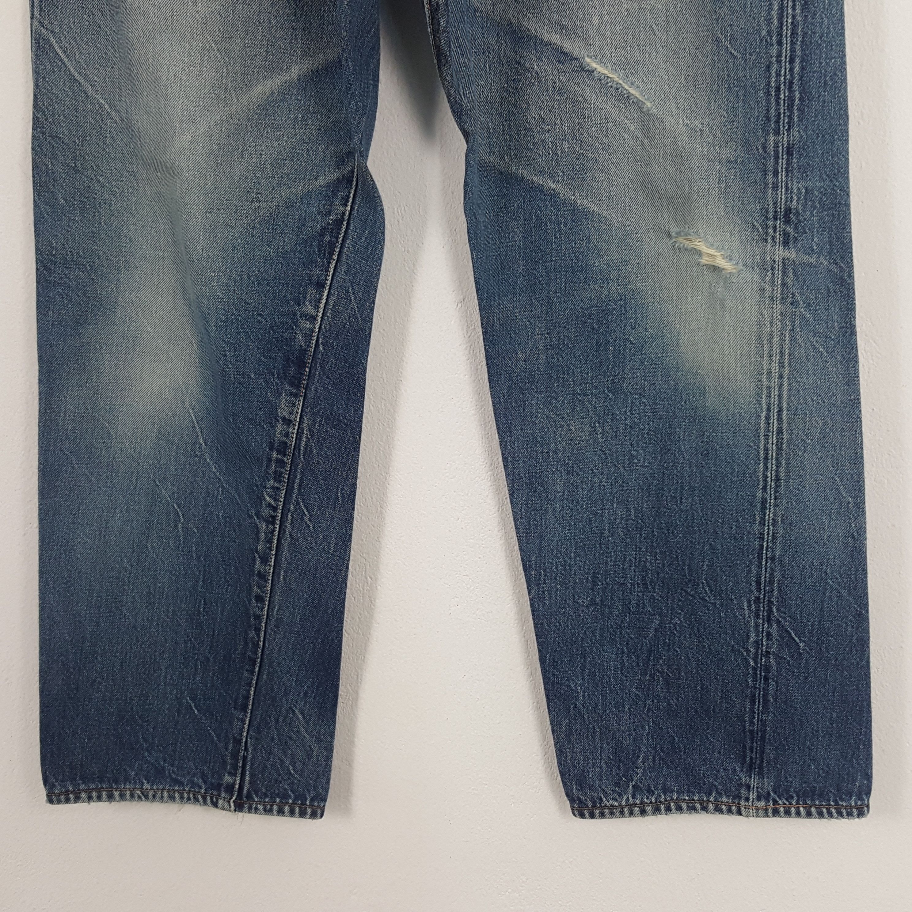 Evisu × Japanese Brand × Vintage Vintage Evisu Japanese Brand Daicock Custom Art Denim Jeans Size US 32 / EU 48 - 6 Thumbnail