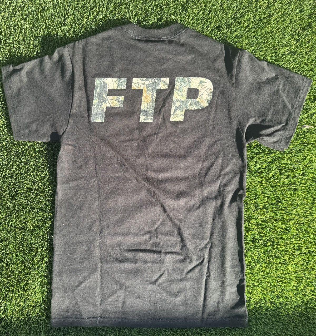 Fuck The Population FTP Tree Camo Logo Tee | Grailed