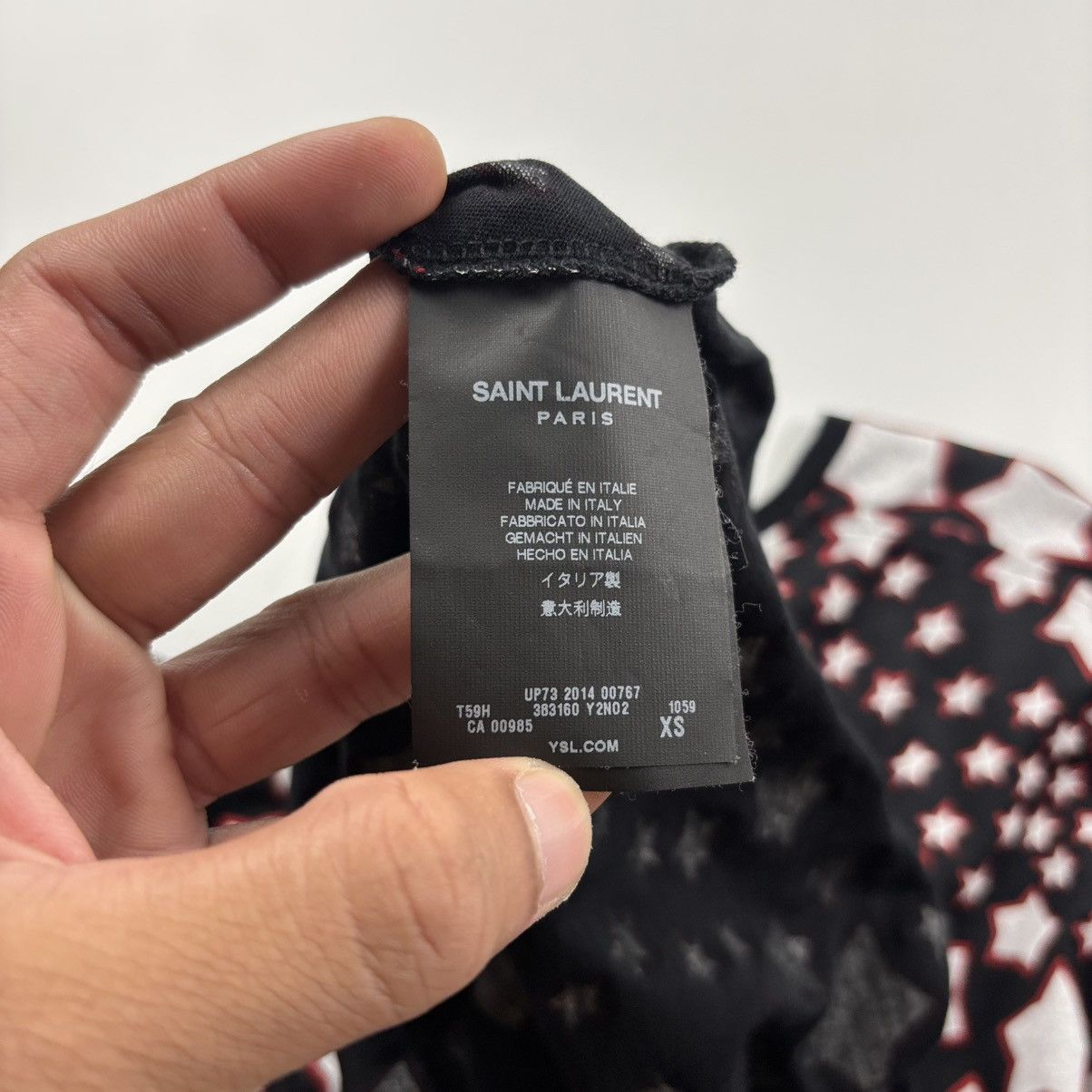 Saint Laurent Paris Saint Laurent Star Print Shirt Size XS / US 0-2 / IT 36-38 - 5 Thumbnail
