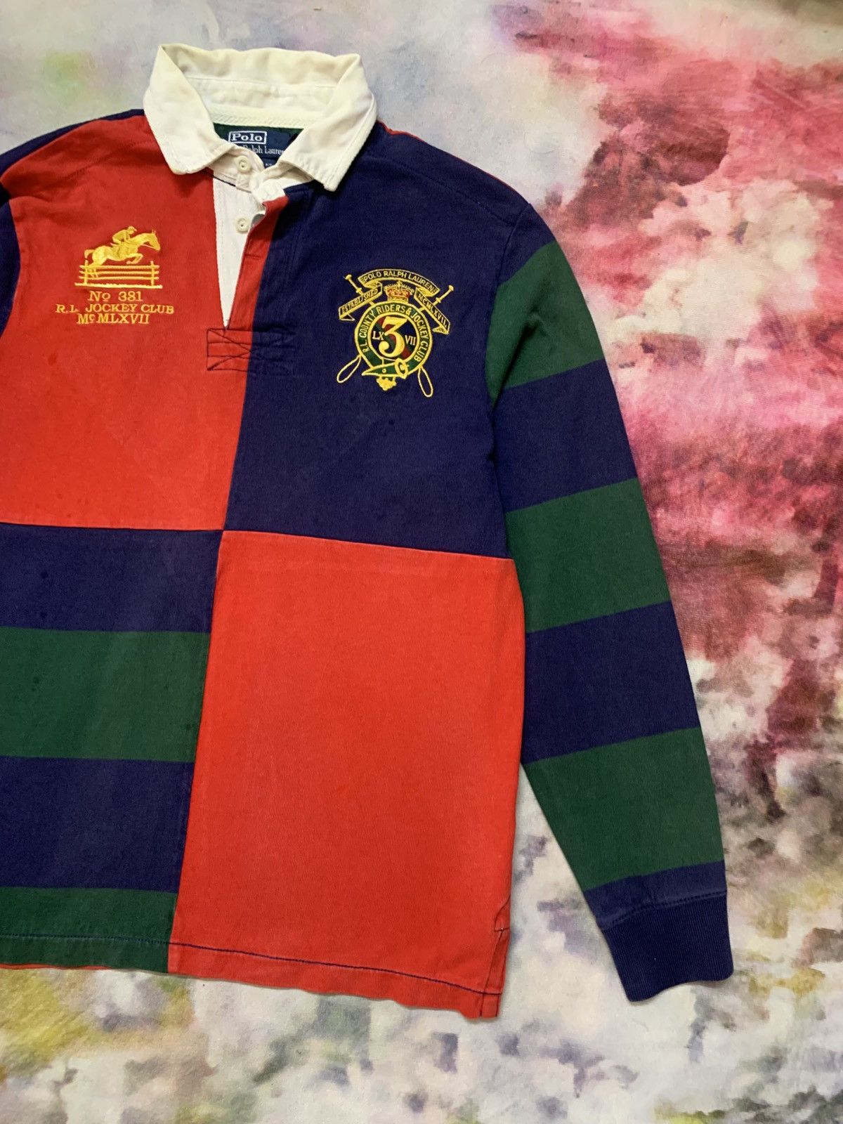 Polo Ralph Lauren Vintage 90’s Polo Ralph Lauren Rugby Shirt Size US M / EU 48-50 / 2 - 4 Thumbnail