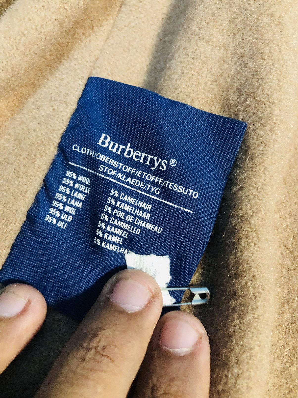 Burberry × Japanese Brand Burberrys Long Jacket Buttoned (30) Size US XL / EU 56 / 4 - 10 Thumbnail