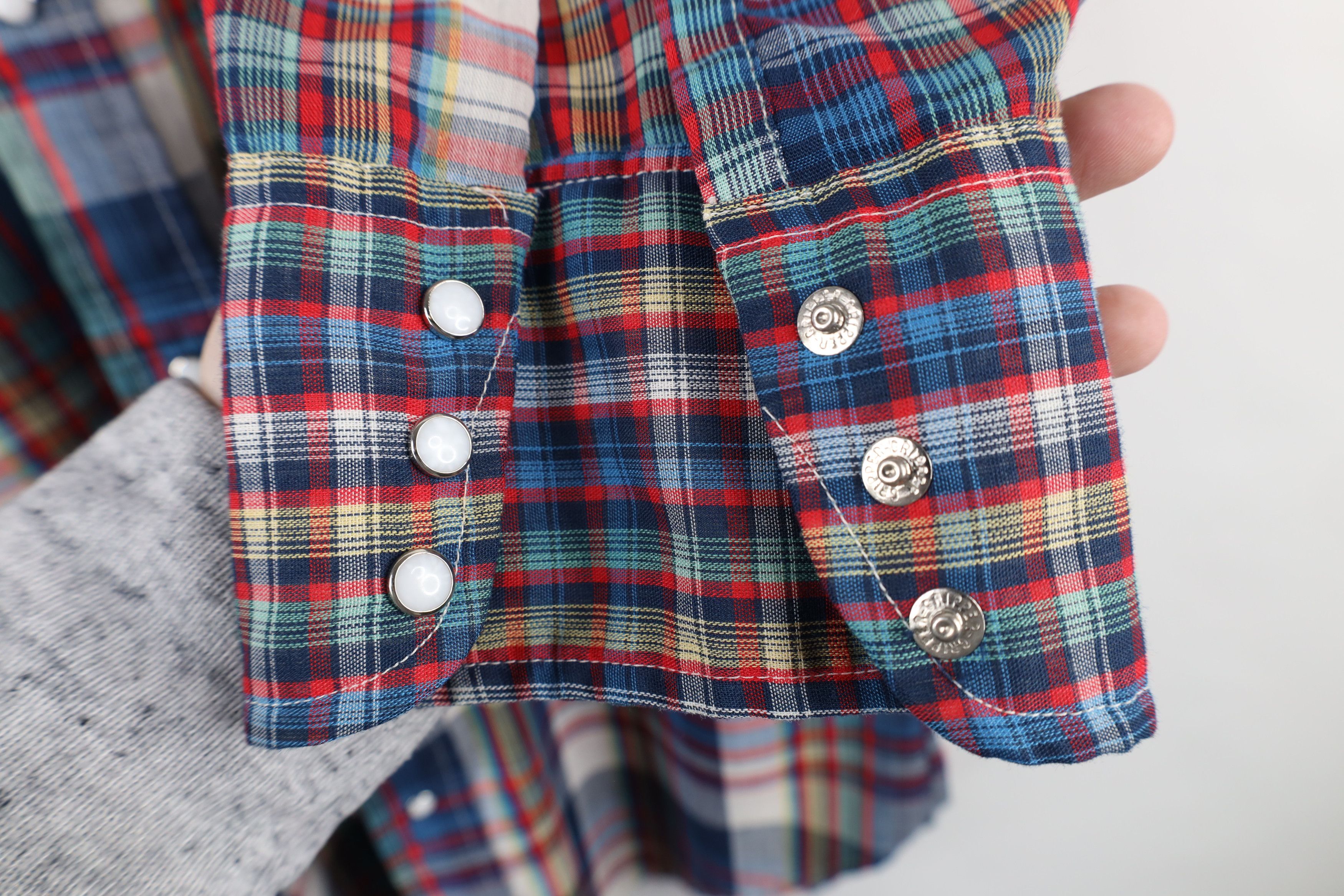 Levi's × Vintage Vintage 70s Levis Western Button Collared Shirt Plaid USA Size US M / EU 48-50 / 2 - 8 Thumbnail