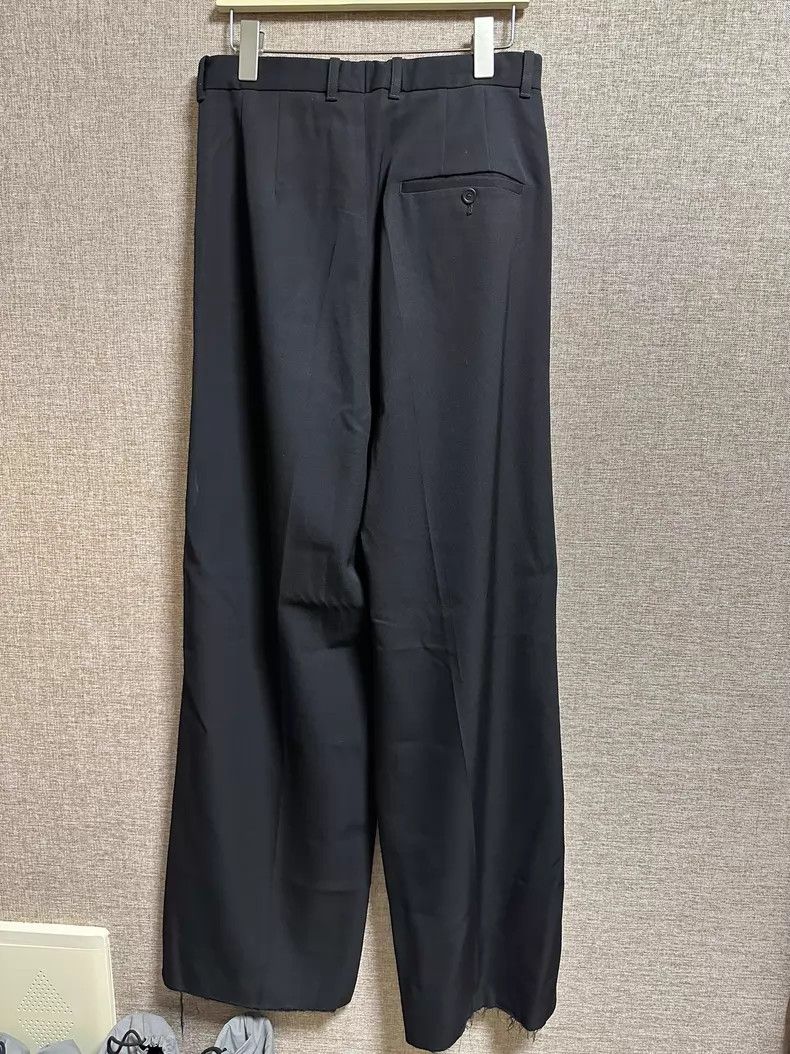 Balenciaga Balenciaga Wide-Leg Wool Suit Pants Size US 28 / EU 44 - 3 Thumbnail