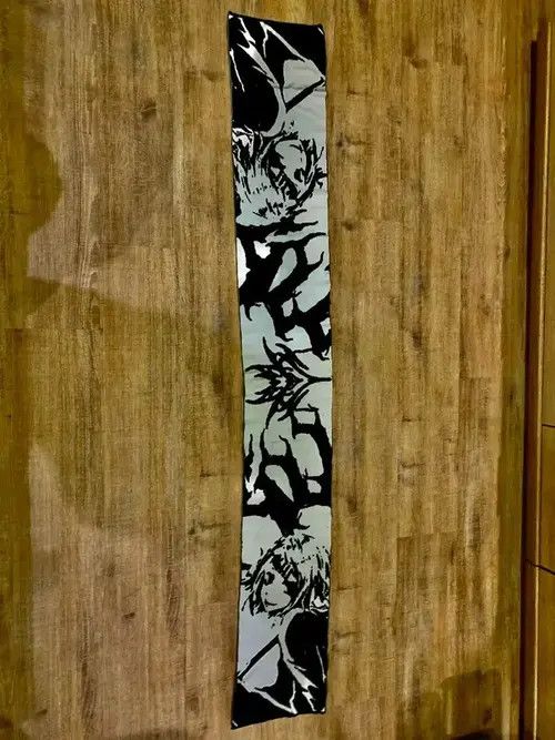 handvaerk winter scarf Anime print Size ONE SIZE - 2 Thumbnail