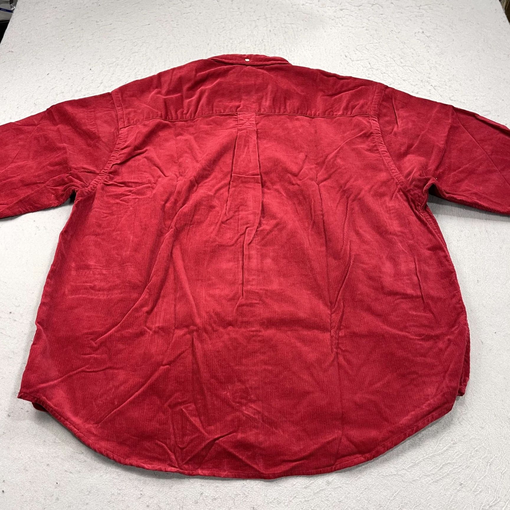 Eddie Bauer Vintage Eddie Bauer Mens XL Red Corduroy Button Long Sleeve Pocket 90s User: Vintage Eddie Bauer Red Corduroy Button-Up Mens XL Long Sleeve Pocket 90s Size US XL / EU 56 / 4 - 6 Thumbnail