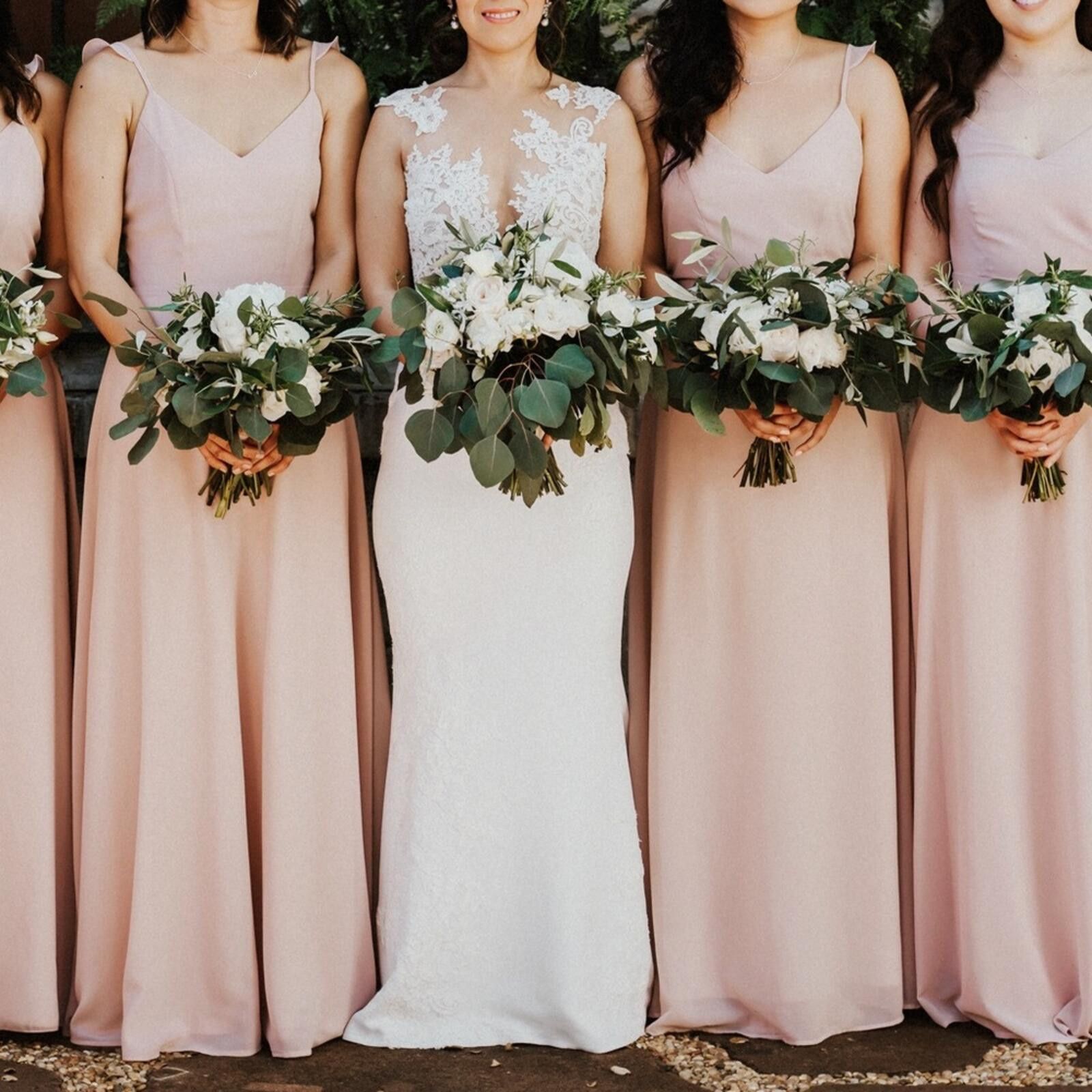 Lulus Lulus / Meteoric Rise Blush Maxi Dress / small / blush pink Size S / US 4 / IT 40 - 8 Thumbnail