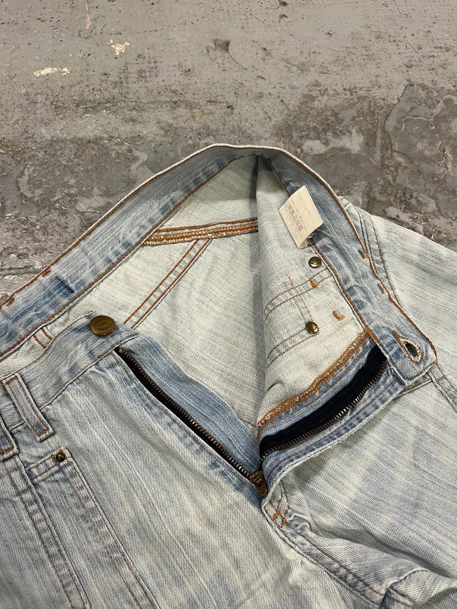 Roberto Cavalli 2000s Cavalli Light Blue Stiched Denim Jeans Size US 32 / EU 48 - 12 Thumbnail