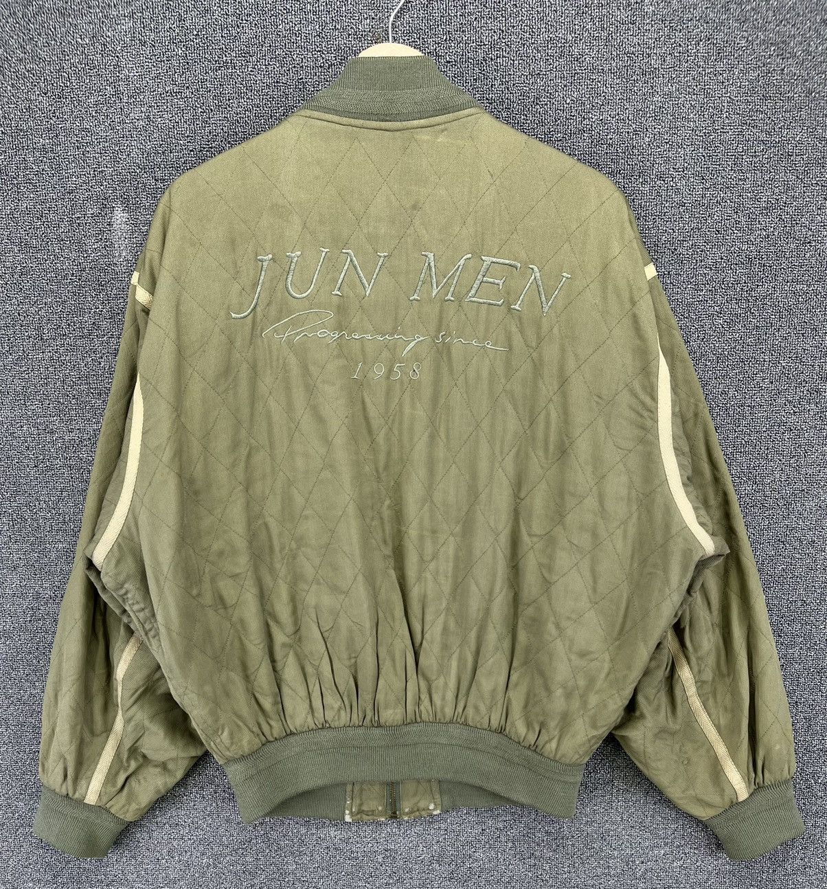 Japanese Brand × Vintage Vintage Jun Men Japanese Trashed Jacket Size US L / EU 52-54 / 3 - 1 Thumbnail