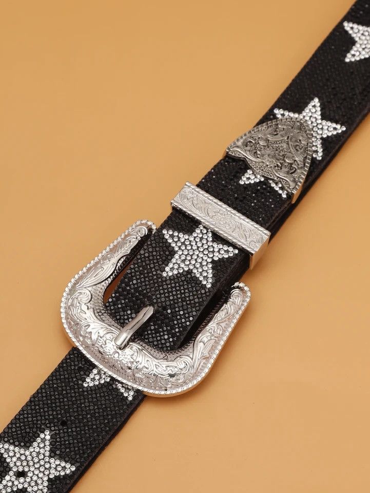 Other Gorgeous and shiny star rhinestone belt Size ONE SIZE - 5 Thumbnail