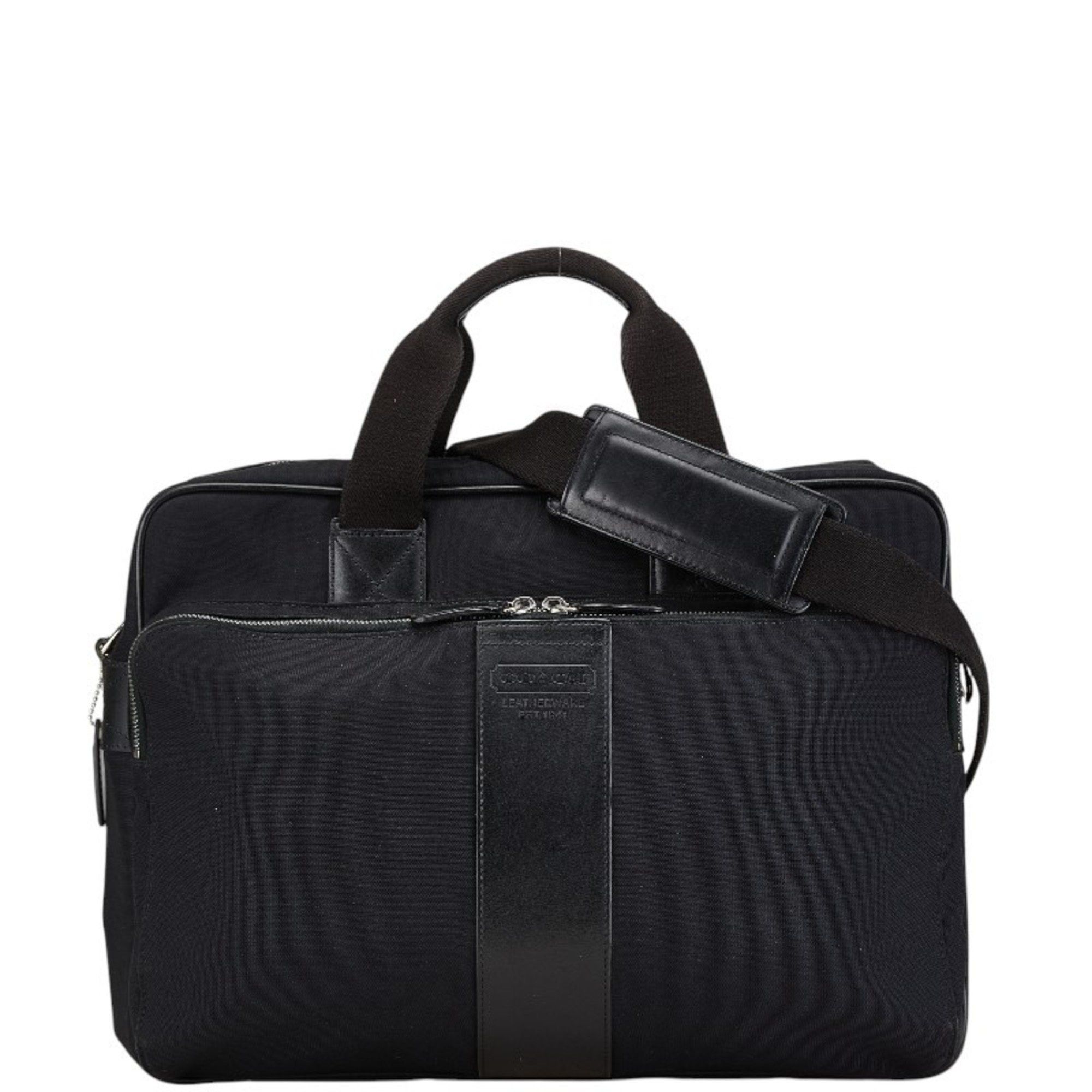 Coach Coach Bag Shoulder 6408 Black Nylon Leather Men's COACH Size ONE SIZE - 1 Thumbnail