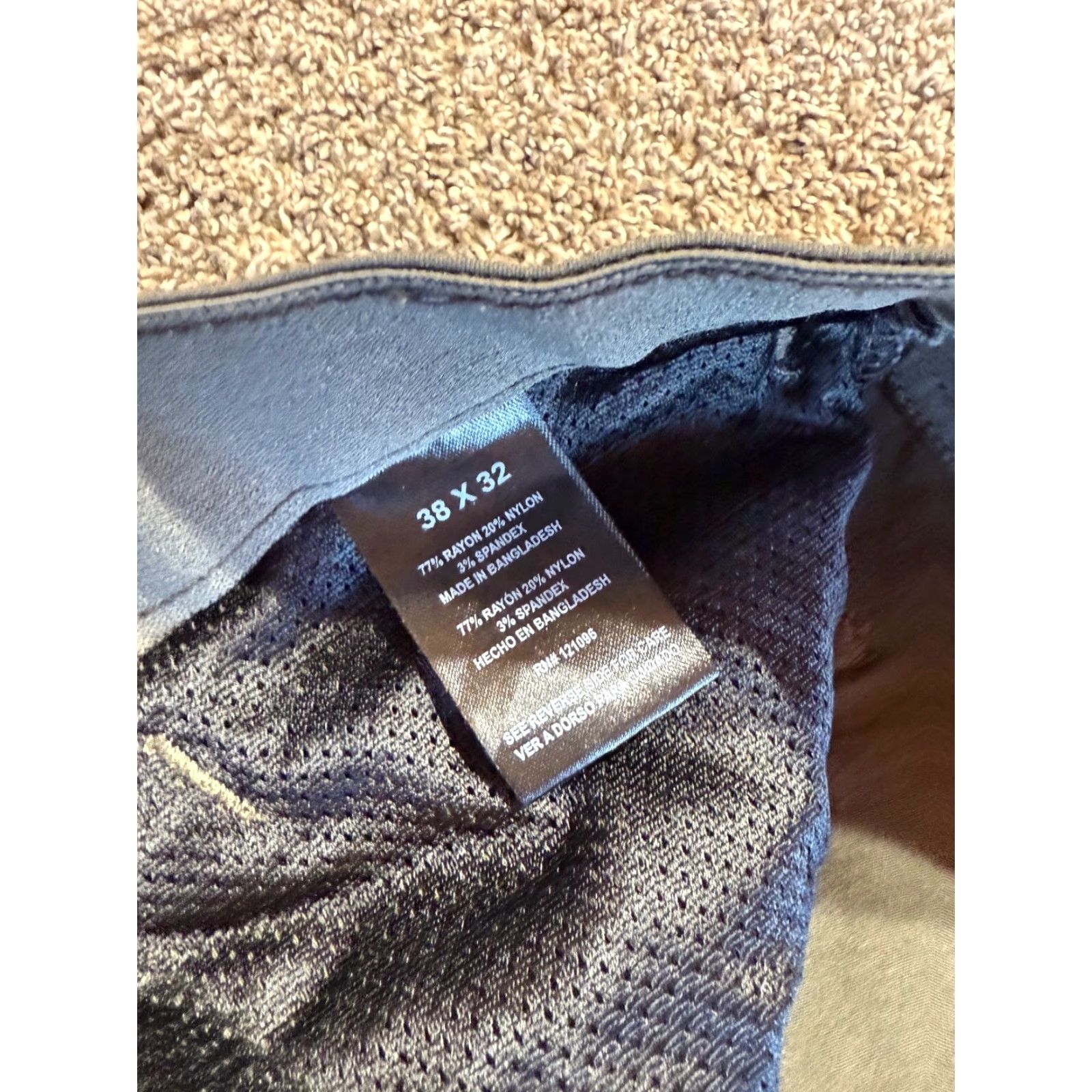 Vintage COPPER & OAK All Day Tech Pants Men's 38 x32 Dark Olive Slim Stretch Nylon Golf Chino Pants Size US 38 / EU 54 - 4 Thumbnail
