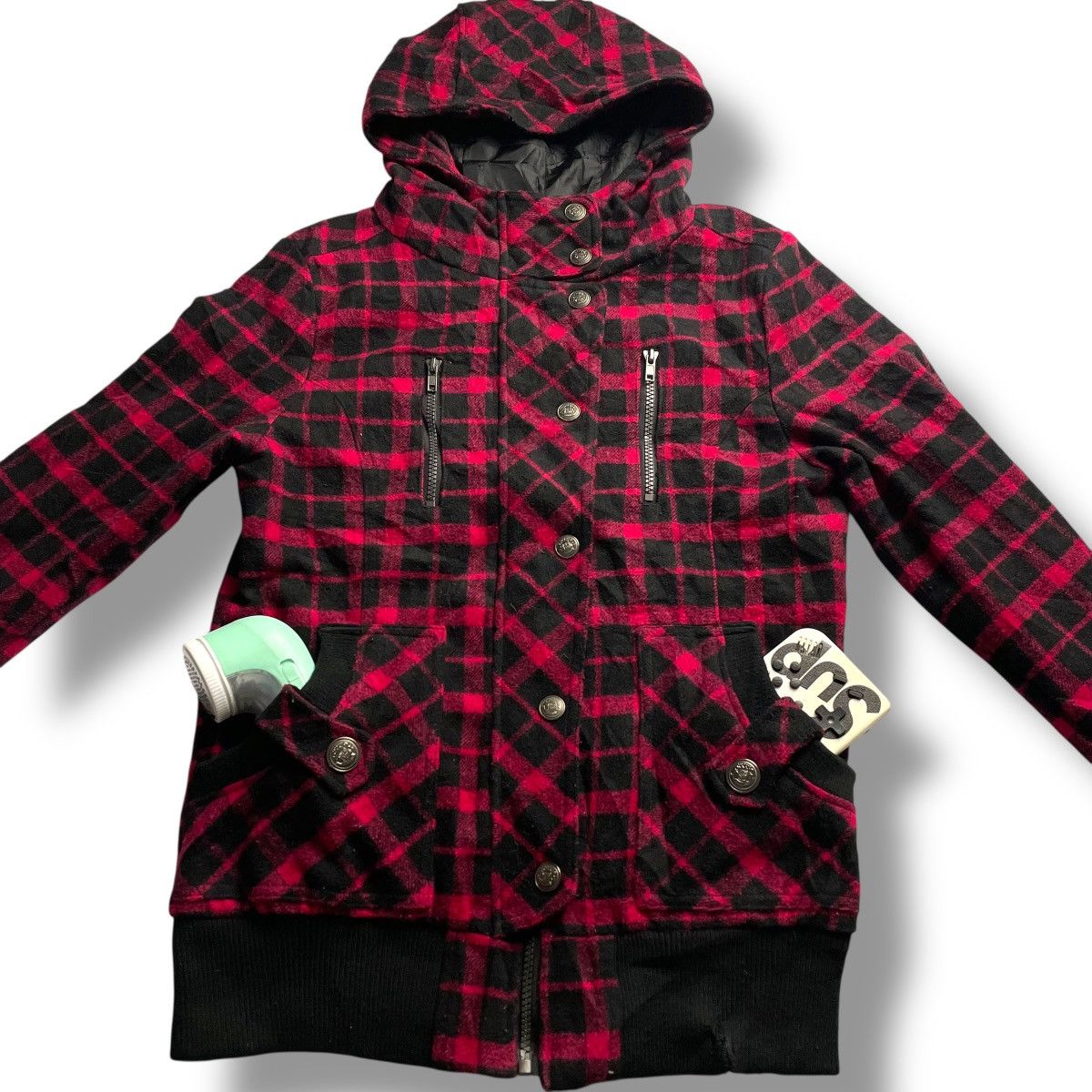 20471120 SKY BOMBER TARTAN PUNK SEDITIONARIES WOOL FULL ZIP JACKET Size US L / EU 52-54 / 3 - 6 Thumbnail