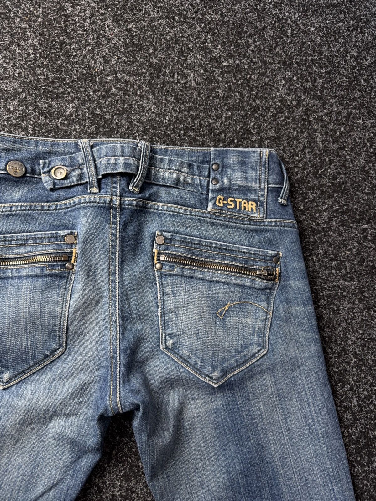 G-Star Vintage Avant 00s Garde Skinny Y2K G-Star Raw denim pants Size 29" - 11 Thumbnail