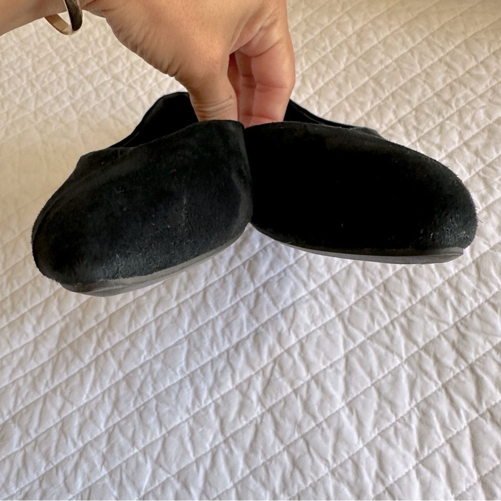 Other BIRDIES The Goldfinch Pointed Toe Ballet Flats Black Suede 9 Size US 9 / IT 39 - 7 Thumbnail