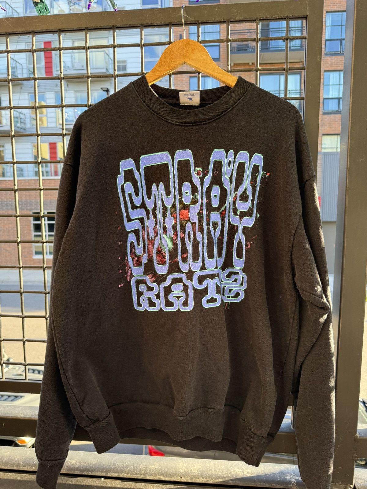 Stray Rats Stray Rats Black Crewneck Arcade Logo Size US L / EU 52-54 / 3 - 1 Thumbnail