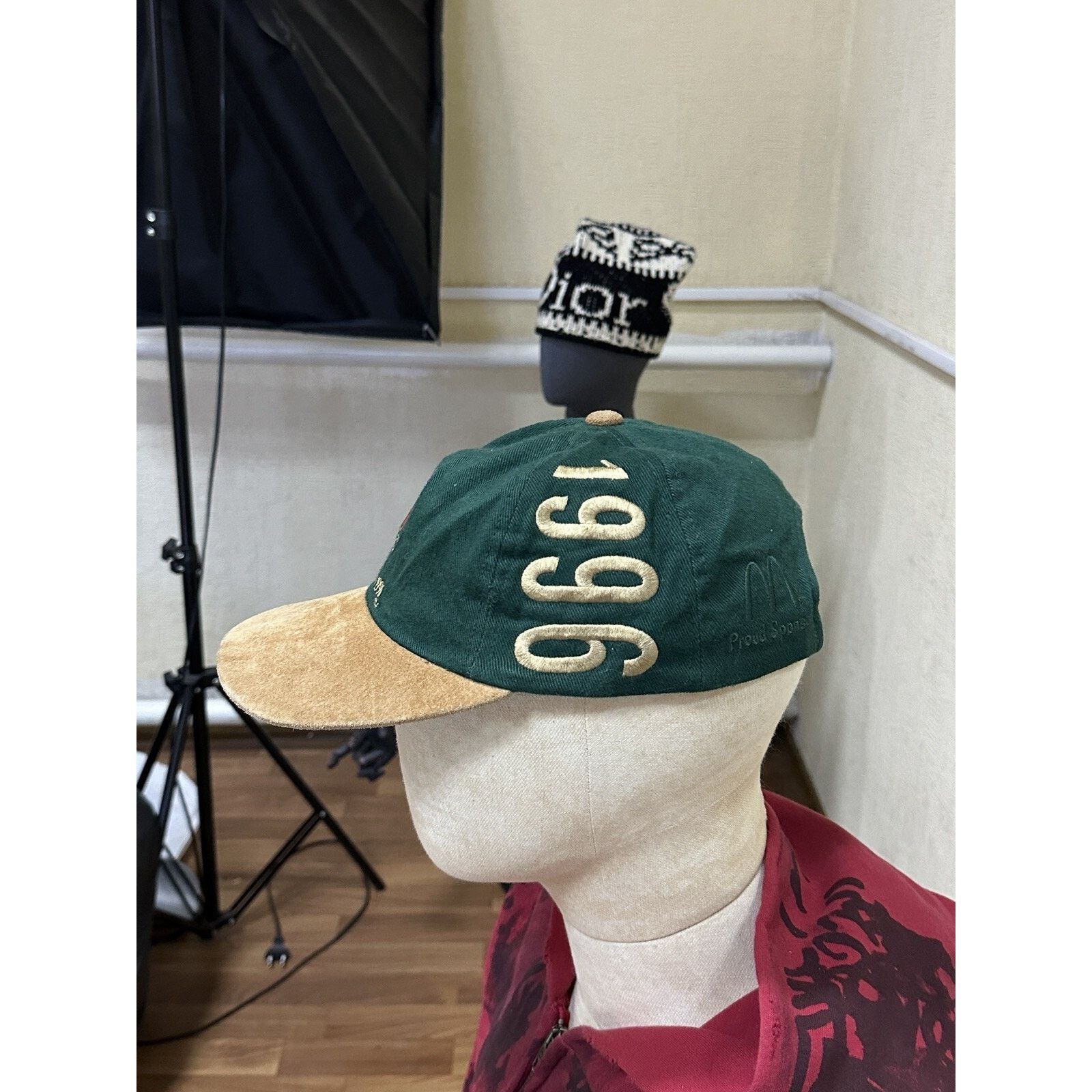 Vintage Vintage ATLANTA Olympic Games 1996 Cap USA hat green 90s Size ONE SIZE - 7 Thumbnail