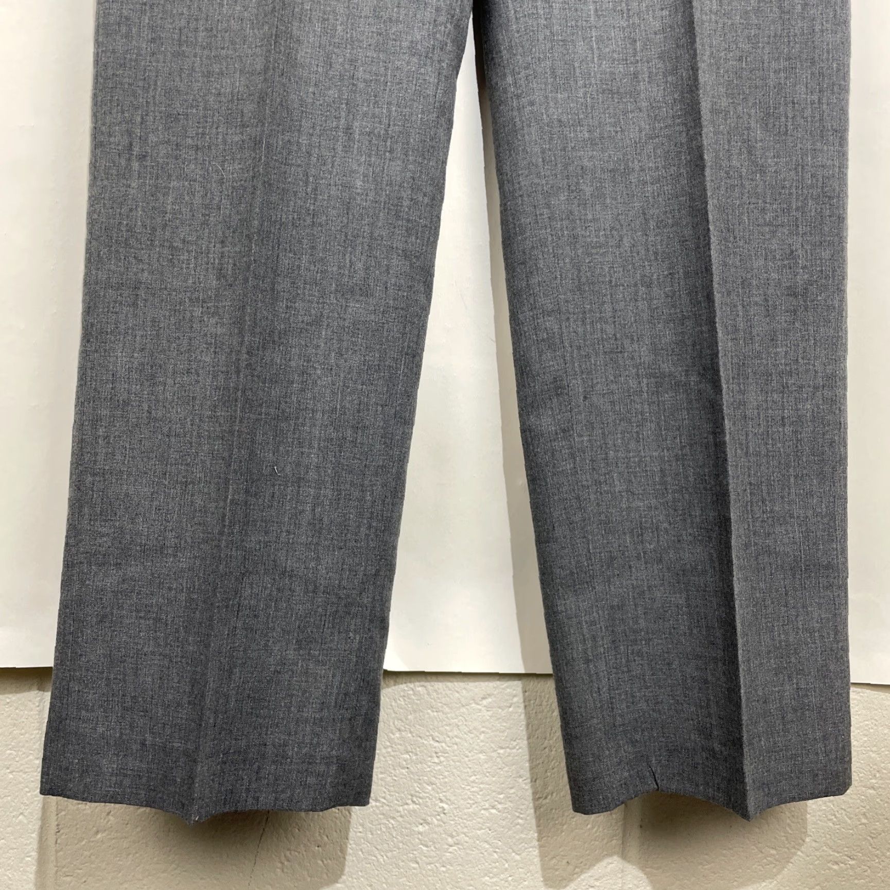 Haggar VINTAGE Haggar Pants Straight Gray 34x30 Men's Regular 5-Pocket Flat Front Belt Loops Polyester Dress Slacks Chino USA Size US 34 / EU 50 - 6 Thumbnail
