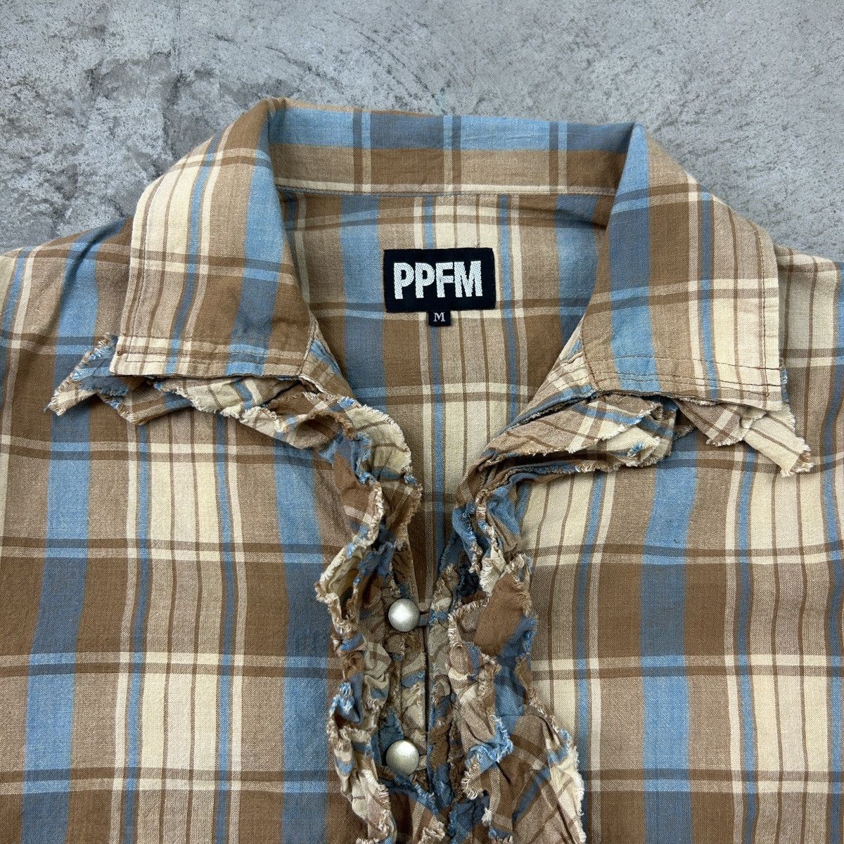 Japanese Brand × Vintage PPFM - Laced Blouse Size M / US 6-8 / IT 42-44 - 16 Thumbnail