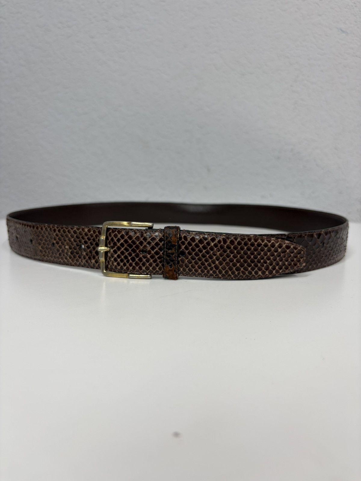 Hysteric Glamour Gothic Leather Belt with Sculpted Metal Panels LGB Vibe Size 32 - 10 Thumbnail