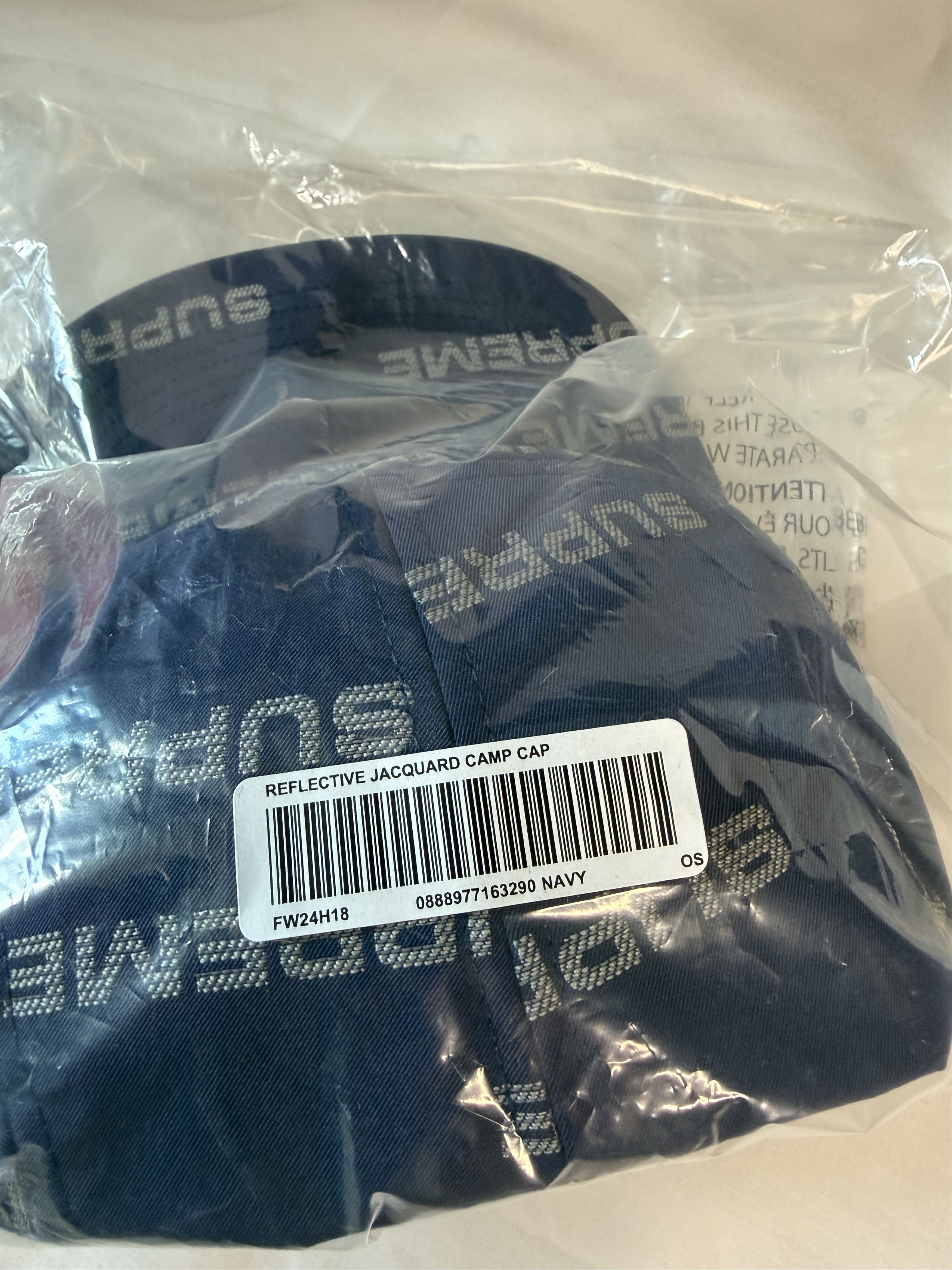 Supreme Reflective Jacquard Camp Cap Size ONE SIZE - 4 Thumbnail