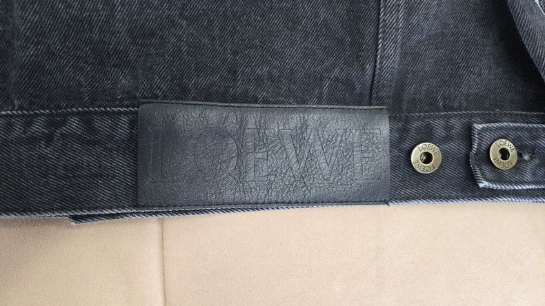 Loewe LOEWE Turn down single row snap loose jeans jacket Size US S / EU 44-46 / 1 - 3 Thumbnail