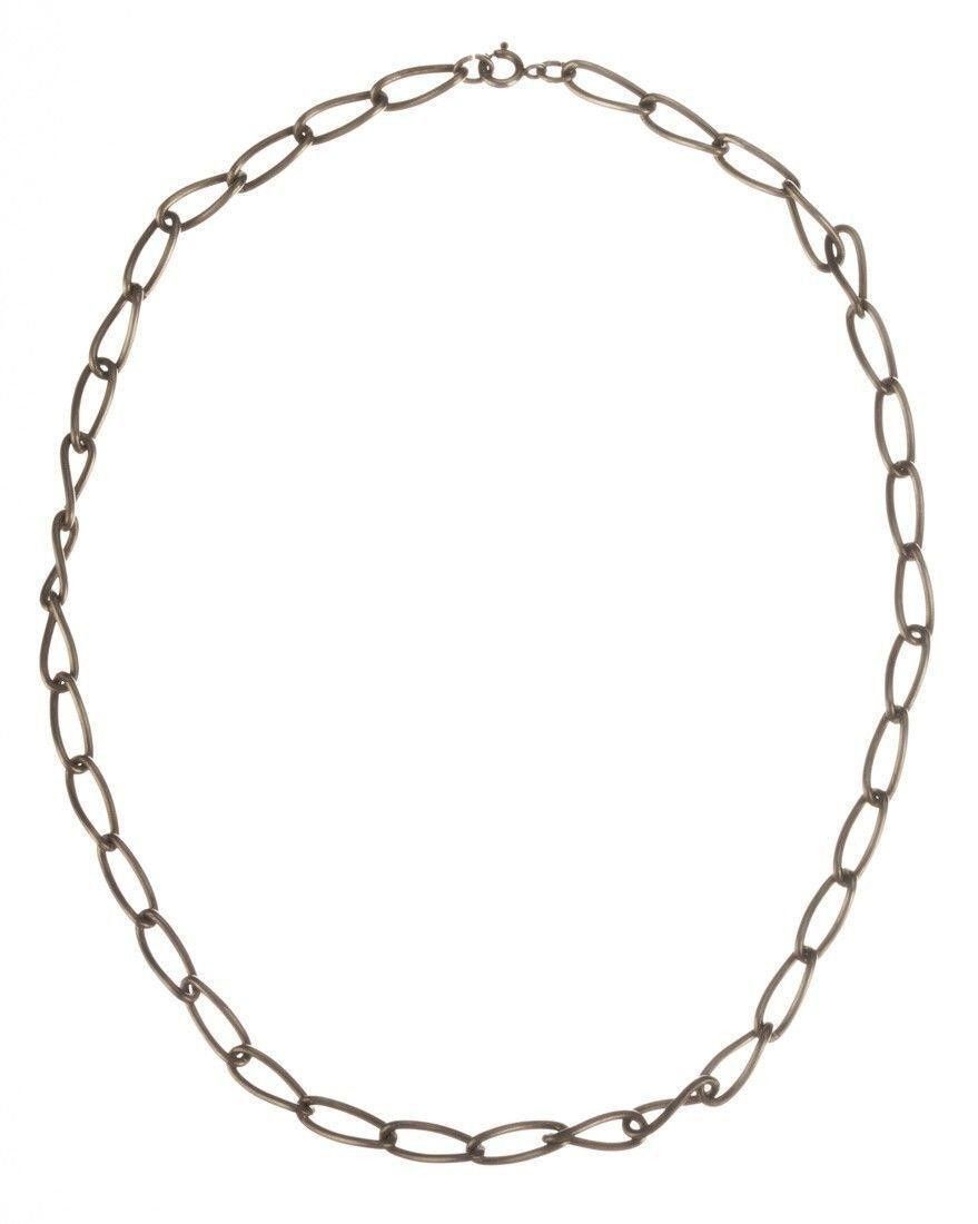 Handmade Sterling Silver Hand Made Chain Necklace Size ONE SIZE - 1 Thumbnail
