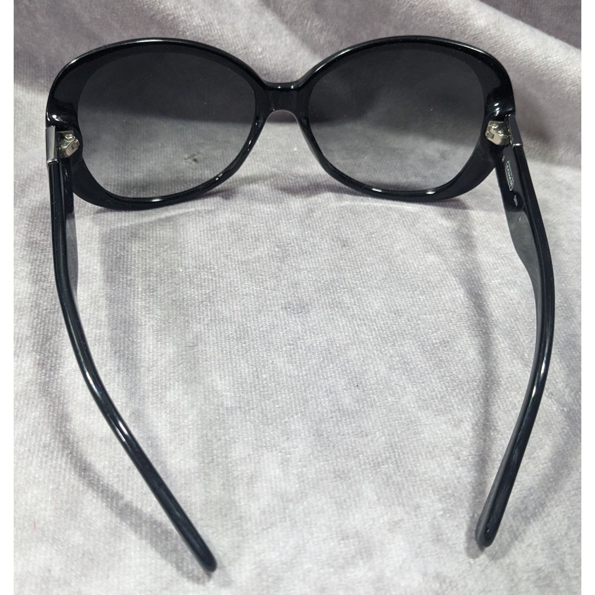 Coach Coach S2026 Black Monogram Black Sunglasses Size ONE SIZE - 4 Thumbnail