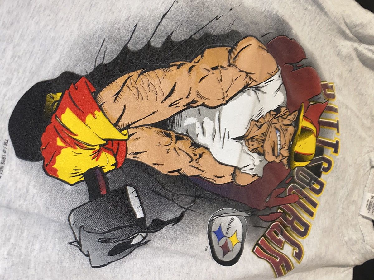 Vintage 1995 Pittsburgh steelers breakthrough t shirt sz m Size US M / EU 48-50 / 2 - 6 Thumbnail