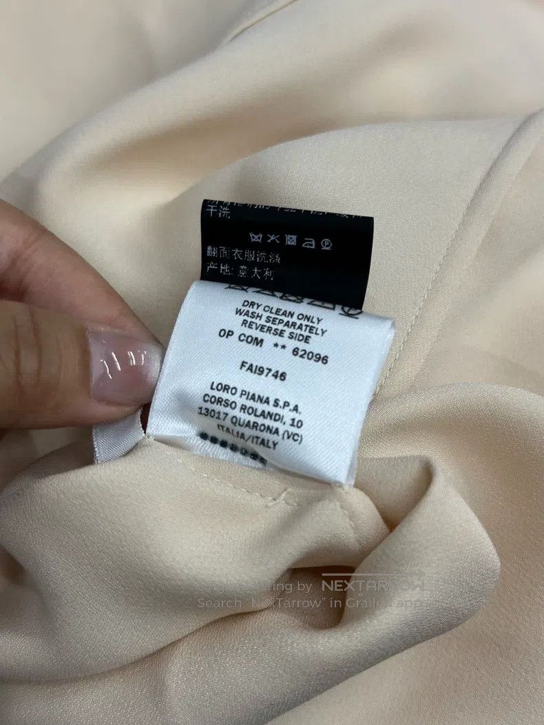 Loro Piana Loro Piana High Collar Wrinkle Silk Shirt Size S / US 4 / IT 40 - 7 Thumbnail