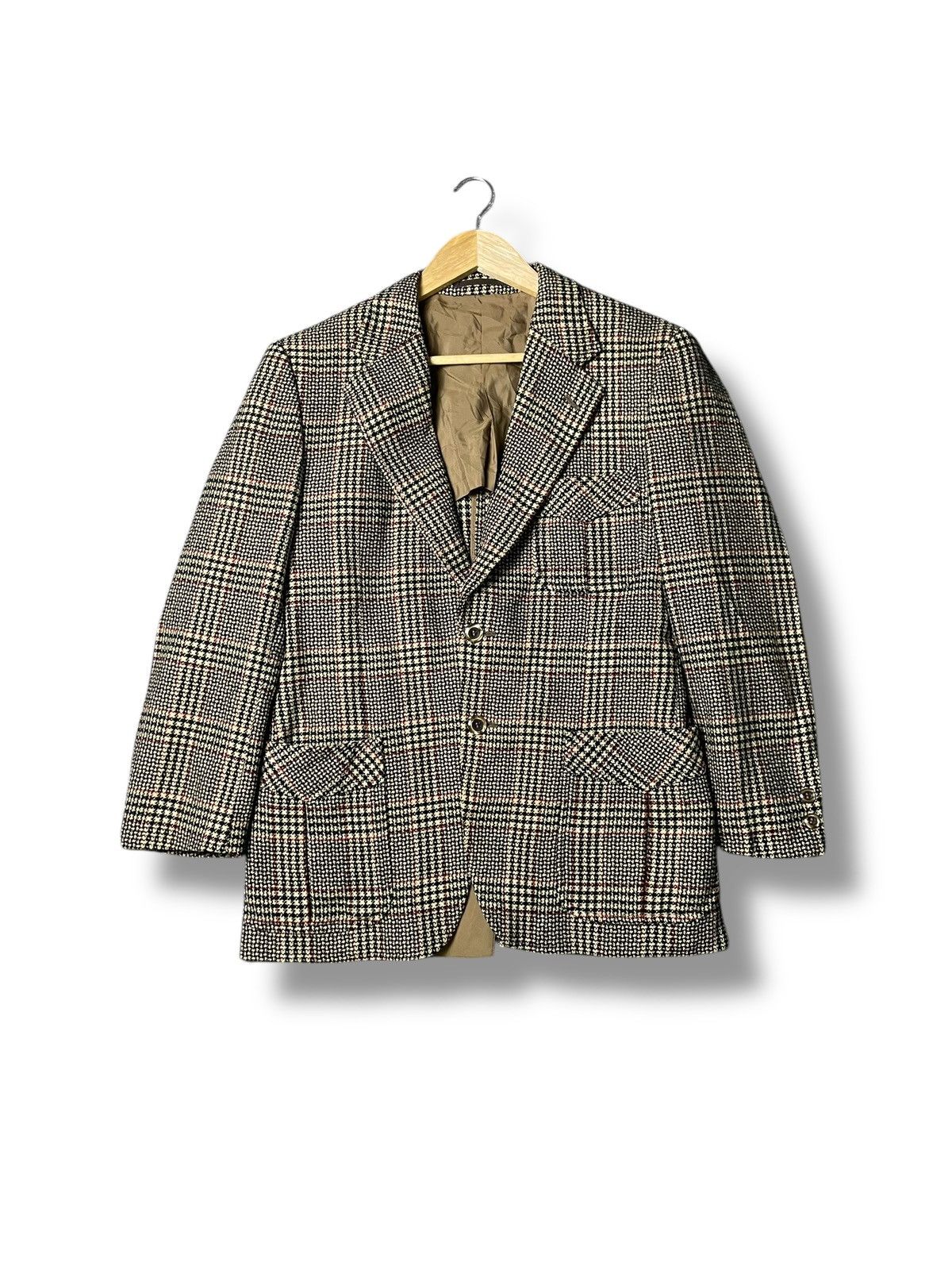 Japanese Brand Checkered Blazer (41)