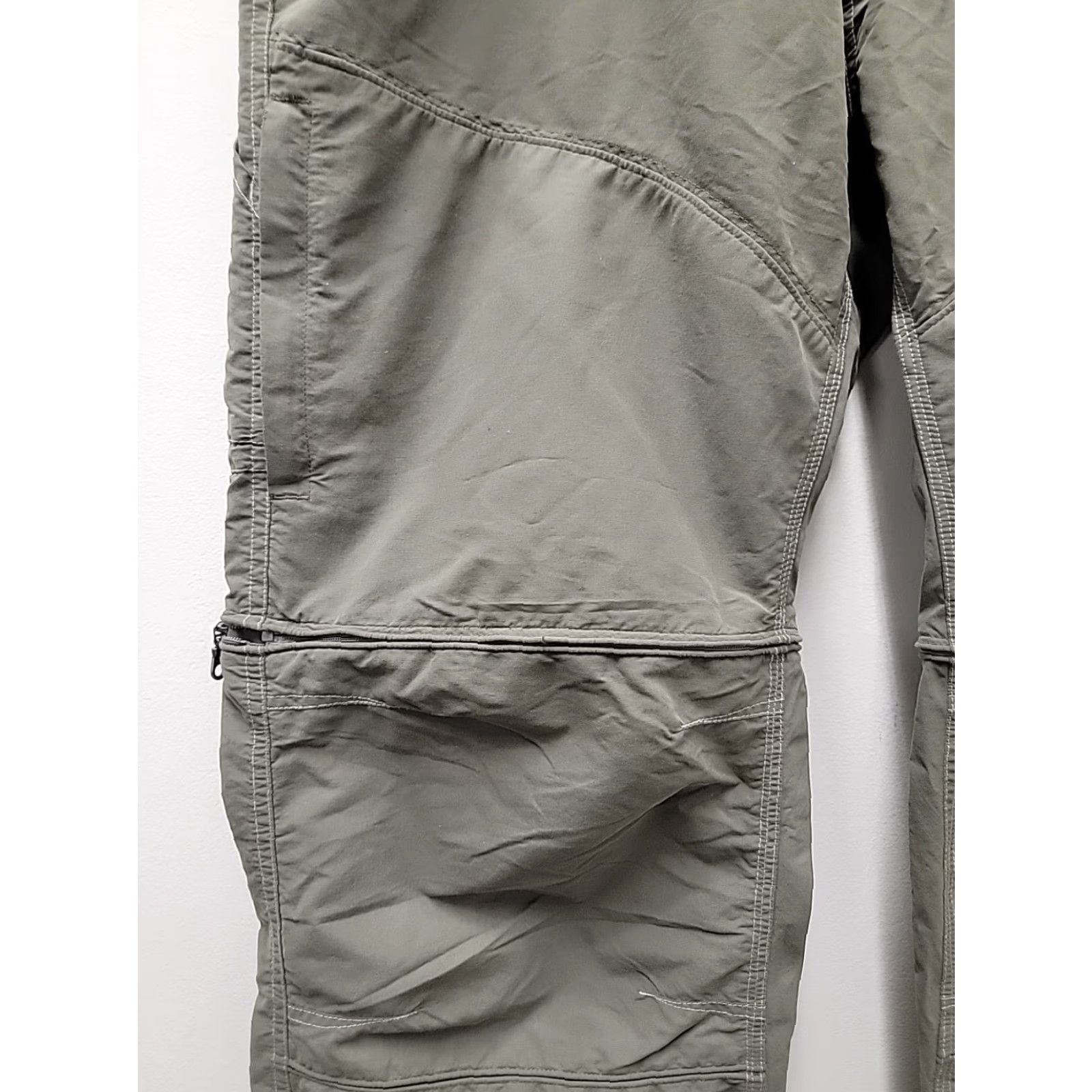Vintage KUHL Liberator Convertible Pants Stealth Zip Off System Mens 36x32 Nylon Green Cargo Size 36x32 Size US 36 / EU 52 - 3 Thumbnail