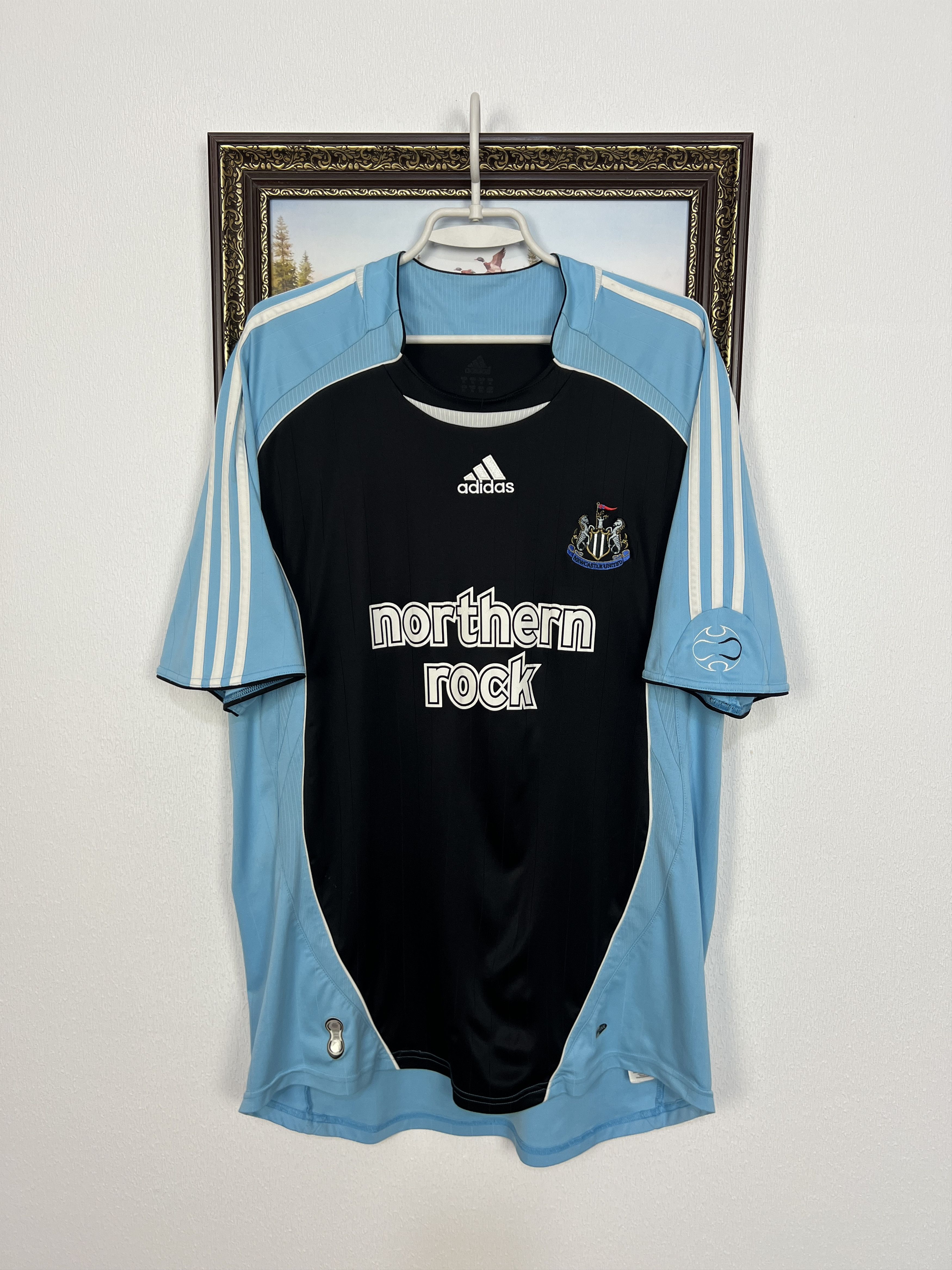 Adidas Newcastle Third football shirt 2006 Soccer Adidas Jersey Size US XXL / EU 58 / 5 - 1 Thumbnail