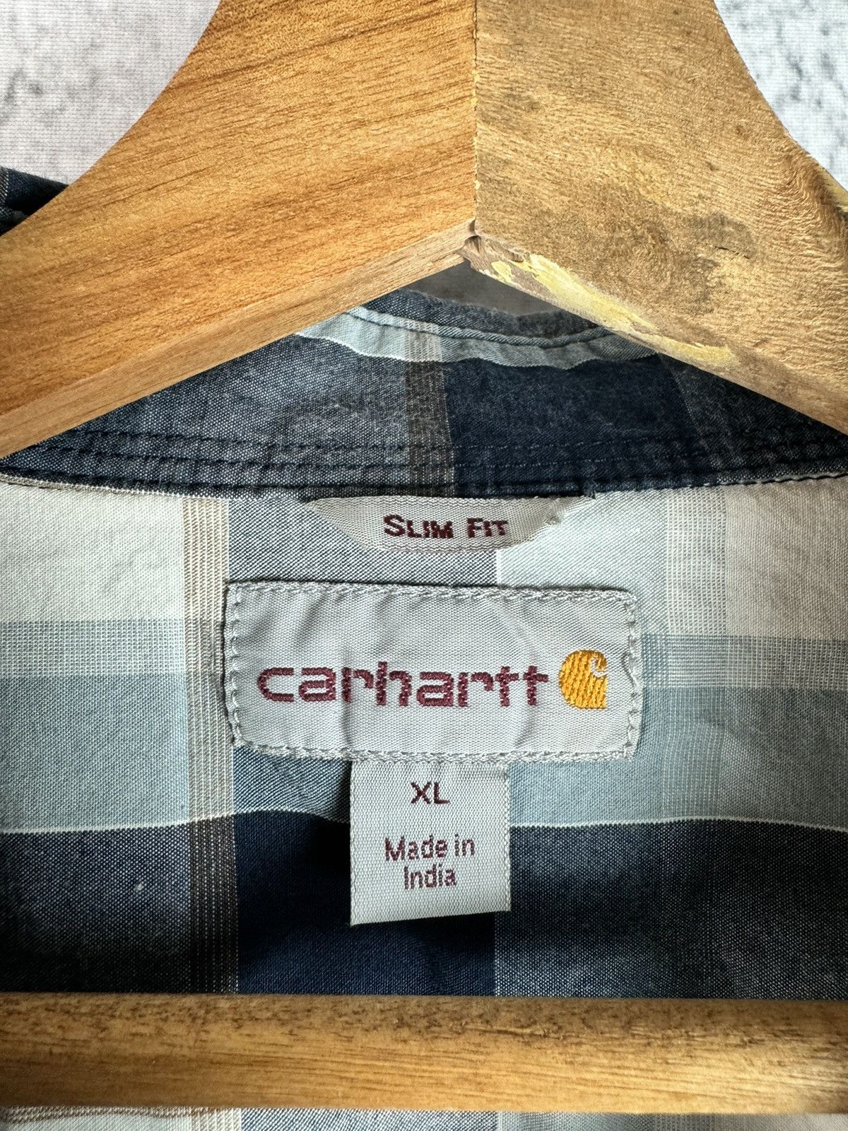 Carhartt Carhartt vintage short sleeve shirt plaid checkered Y2K Size US XL / EU 56 / 4 - 3 Thumbnail
