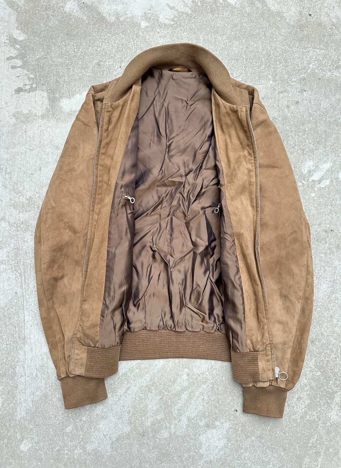 SERAPHIN SERAPHIN France Leather Suede Bomber Jacket Size US M / EU 48-50 / 2 - 5 Thumbnail