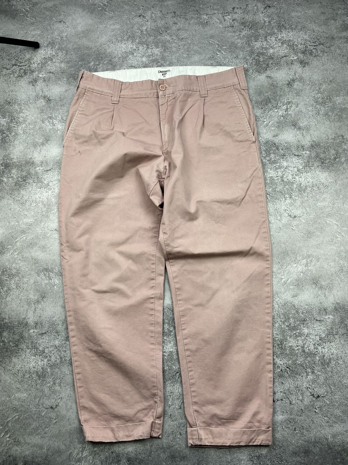 Carhartt Carhartt Cropped Wide Pants Pink Mens Size US 34 / EU 50 - 1 Thumbnail