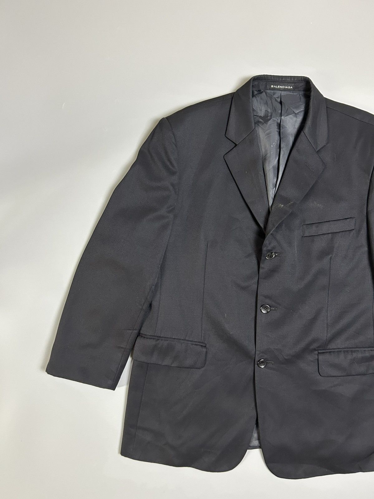 Balenciaga Vintage Baleciaga Men Blazer Size 44R - 4 Thumbnail