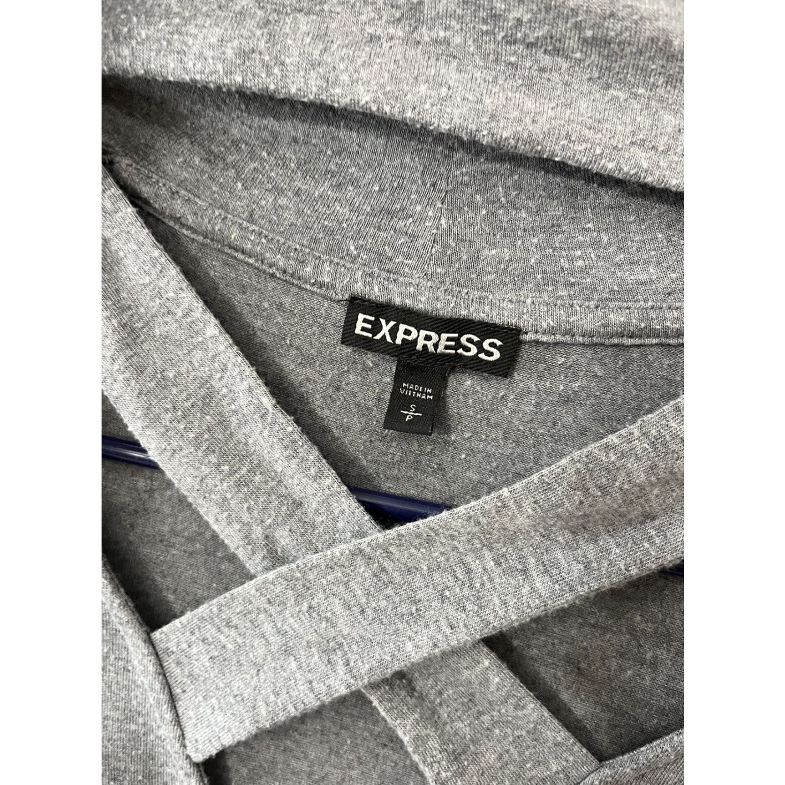 Express VINTAGE Express Tank Top Women Small Gray Open Chest Mock Neck Slender Sleeveless 90s Womens Size S / US 4 / IT 40 - 3 Thumbnail
