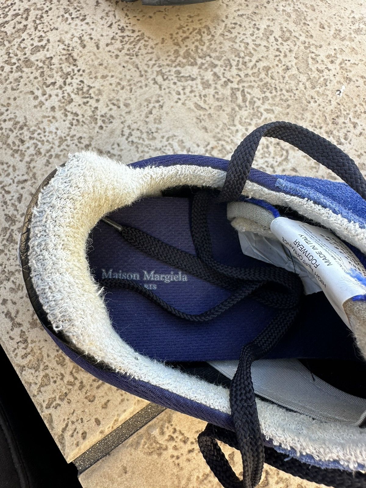 Maison Margiela Maison Margiela Replica Runner Sneakers Shoes Blue 43 size Size US 10 / EU 43 - 7 Thumbnail