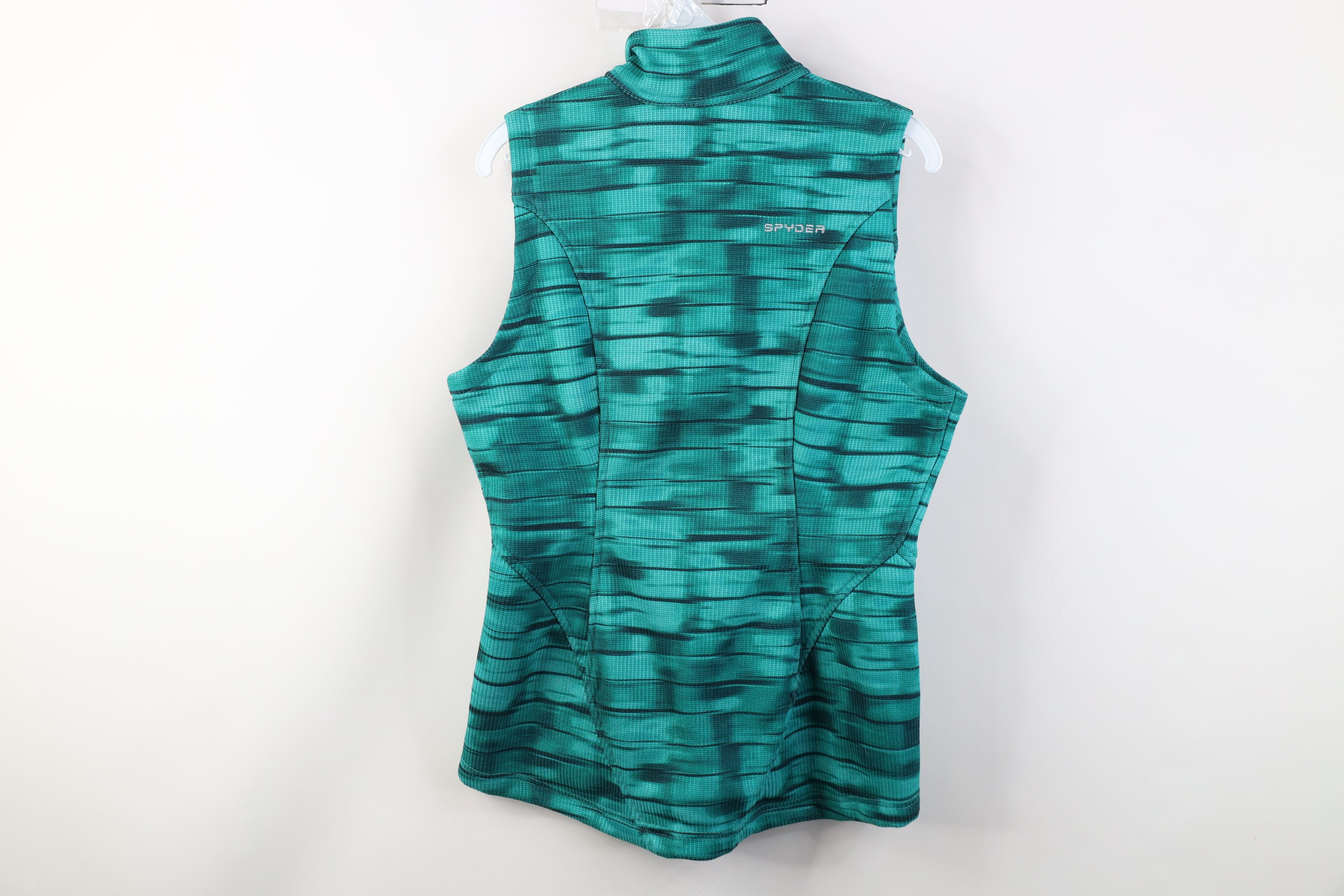 Spyder Spyder Spell Striped Knit Full Zip Sweater Vest Jacket Green Size M / US 6-8 / IT 42-44 - 12 Thumbnail
